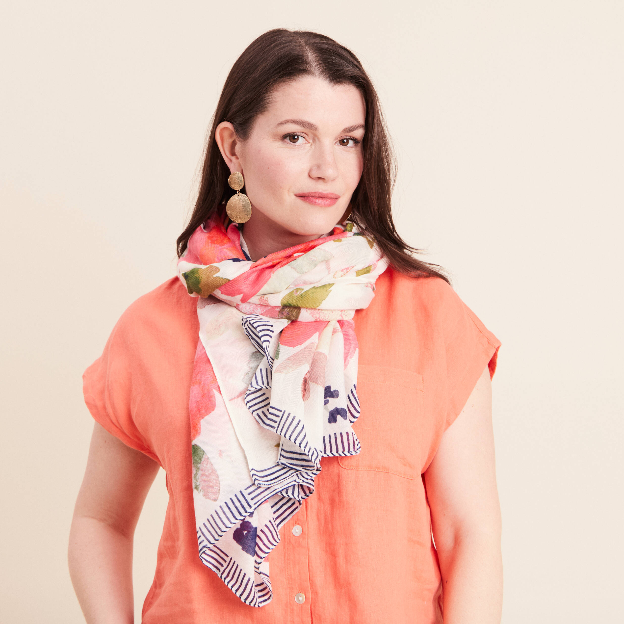 Foulard multicolore femme