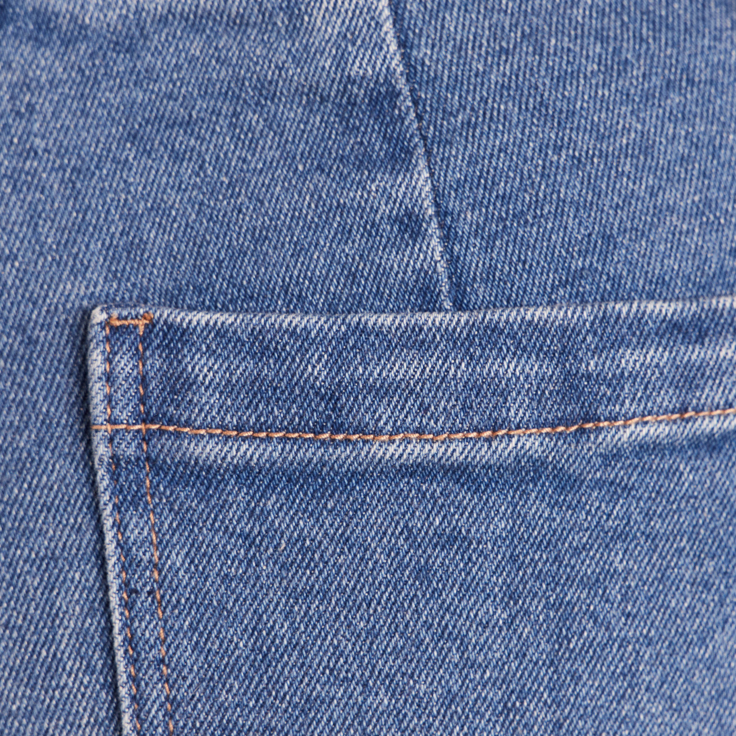 Bermuda en denim denim stone femme