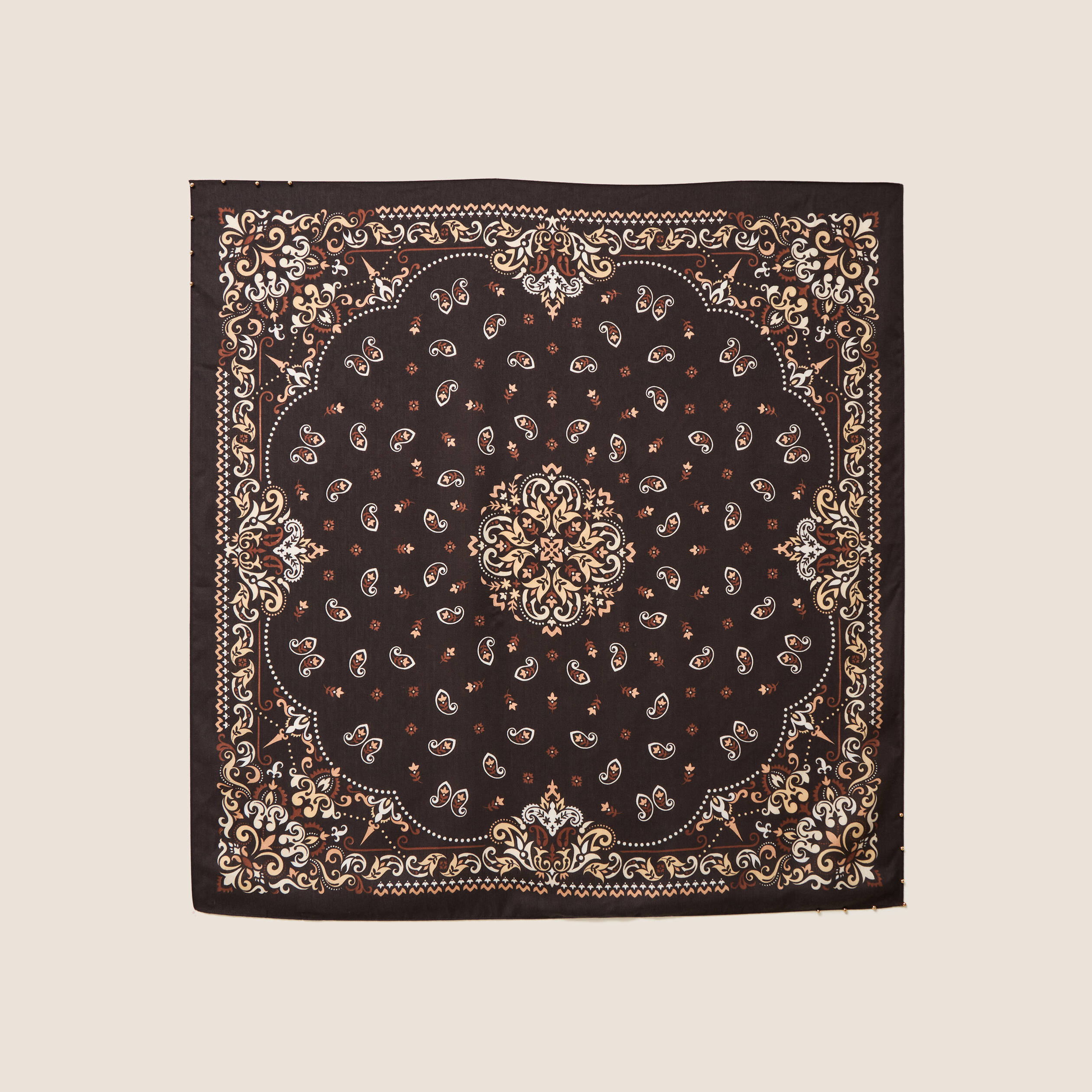 Foulard gris femme