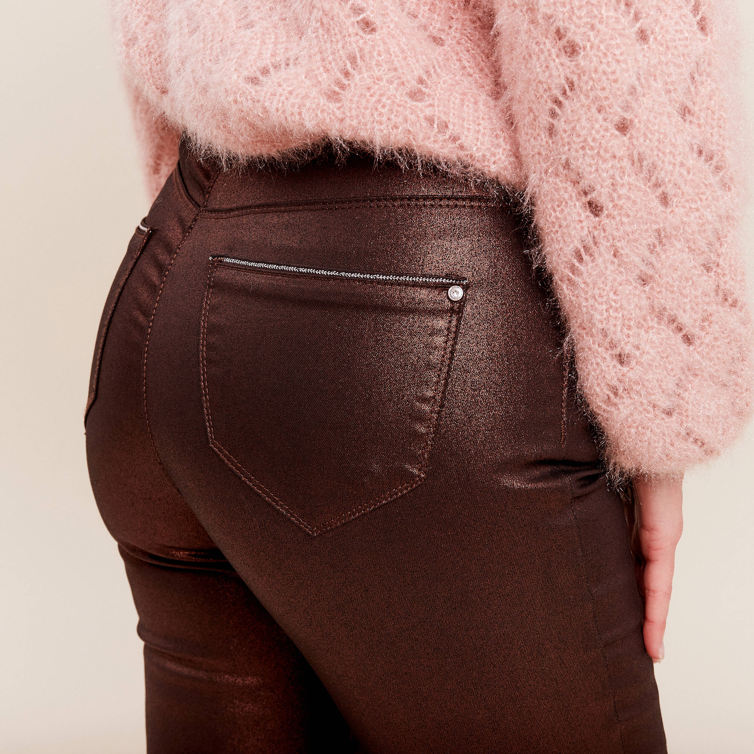 Pantalon Safari Ed Hardy Taille 36 - Marron, Neuf Jamais Porté, Coupe Skinny