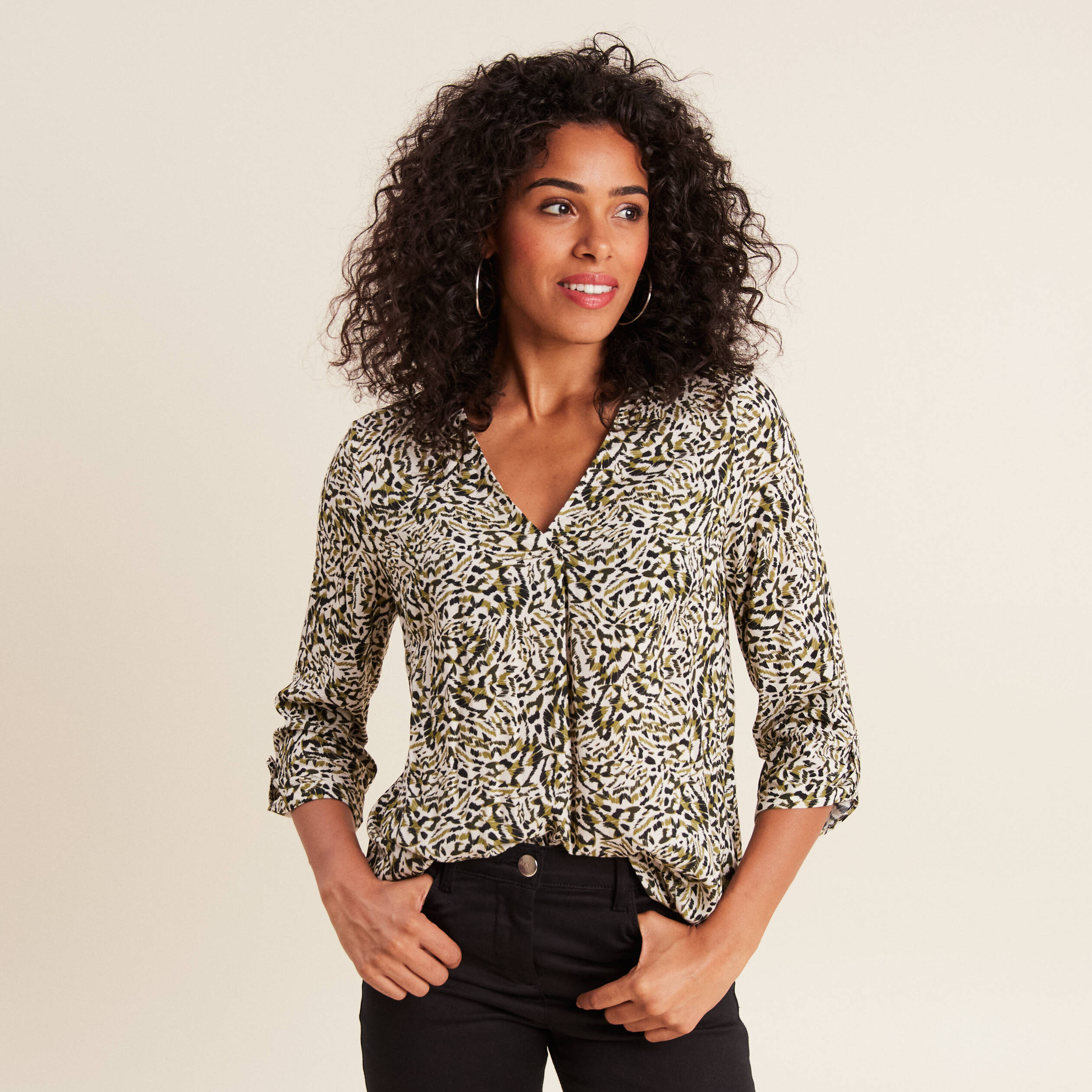 Blouse femme verte online