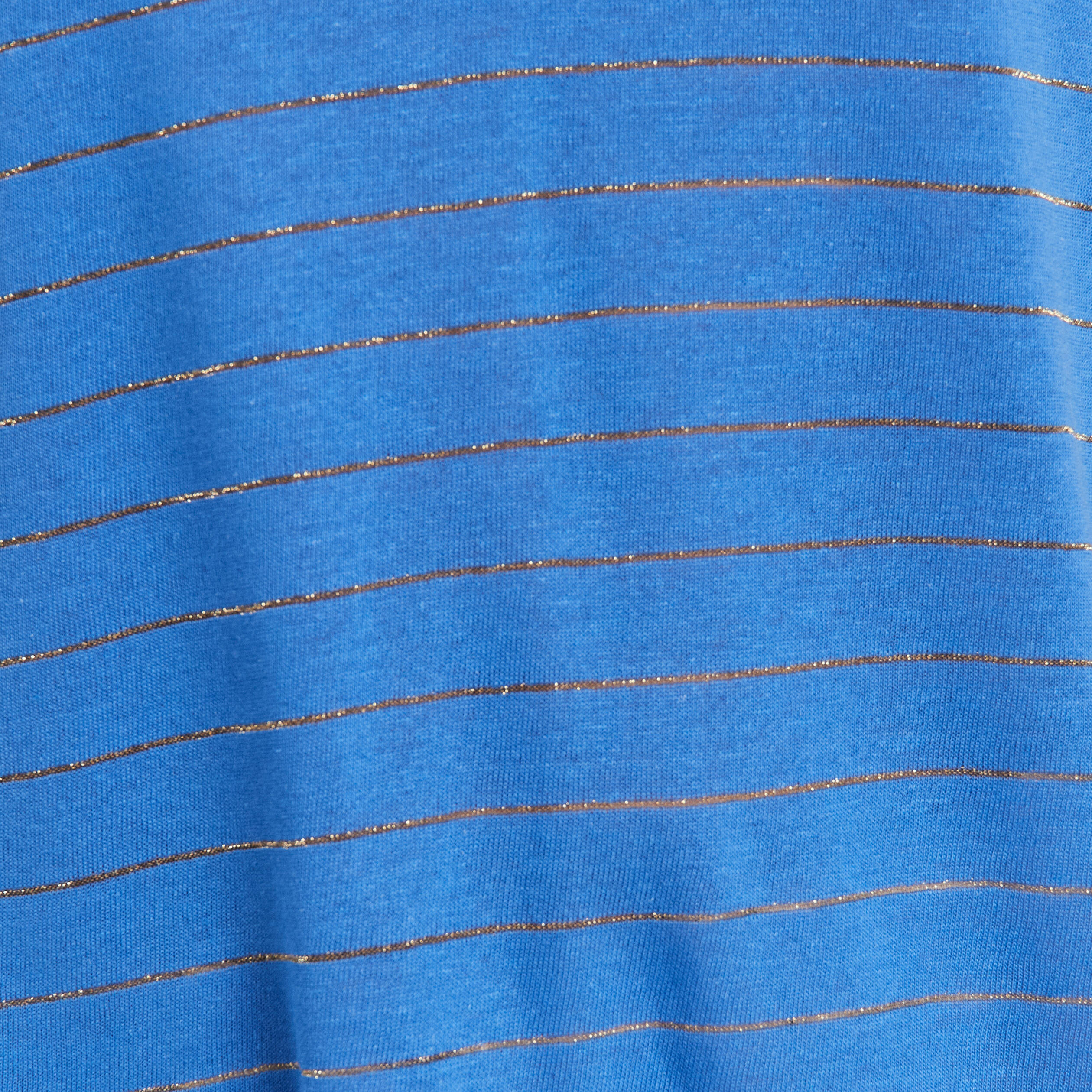 T-shirt manches courtes bleu femme
