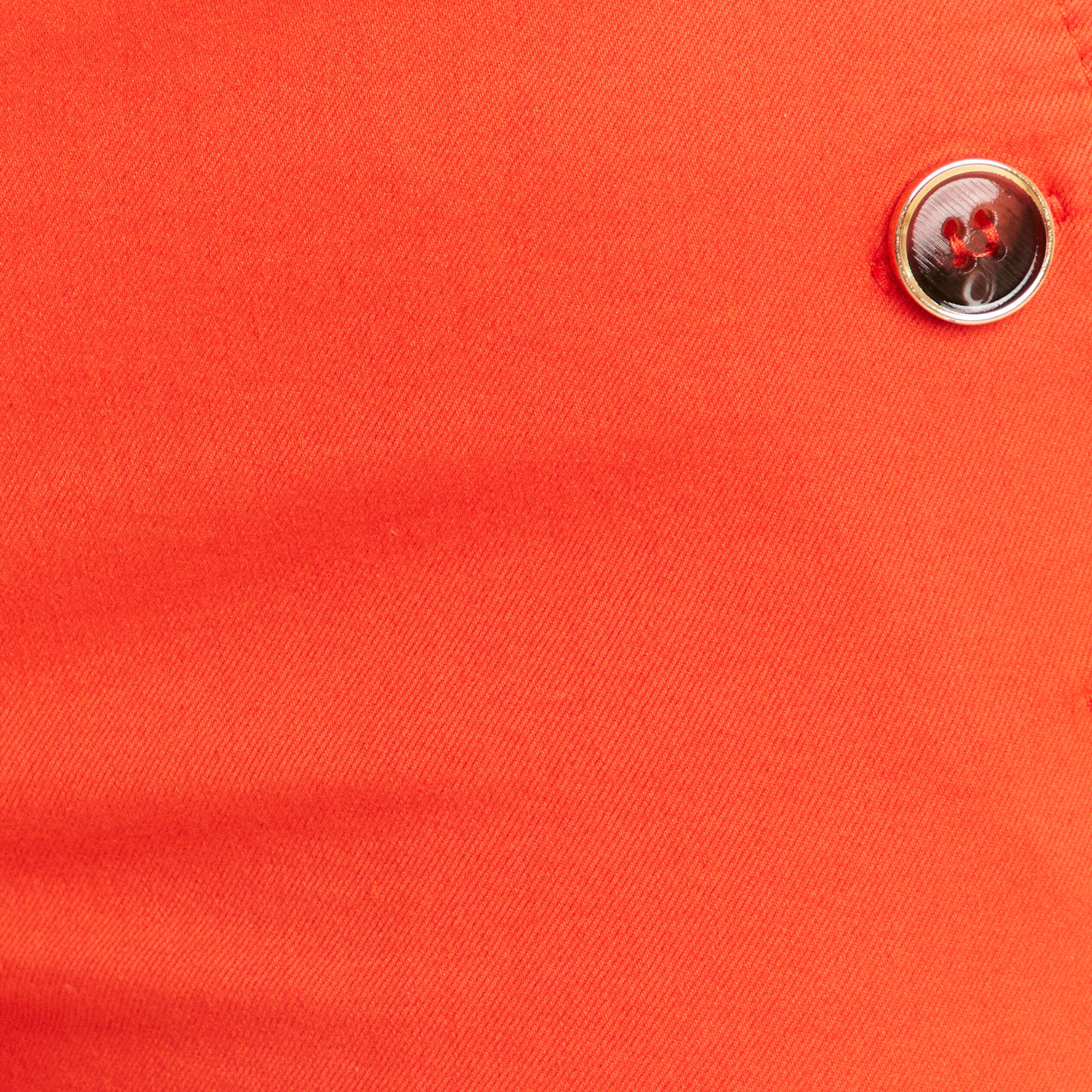 Pantalon ajusté 7/8ème orange foncé femme
