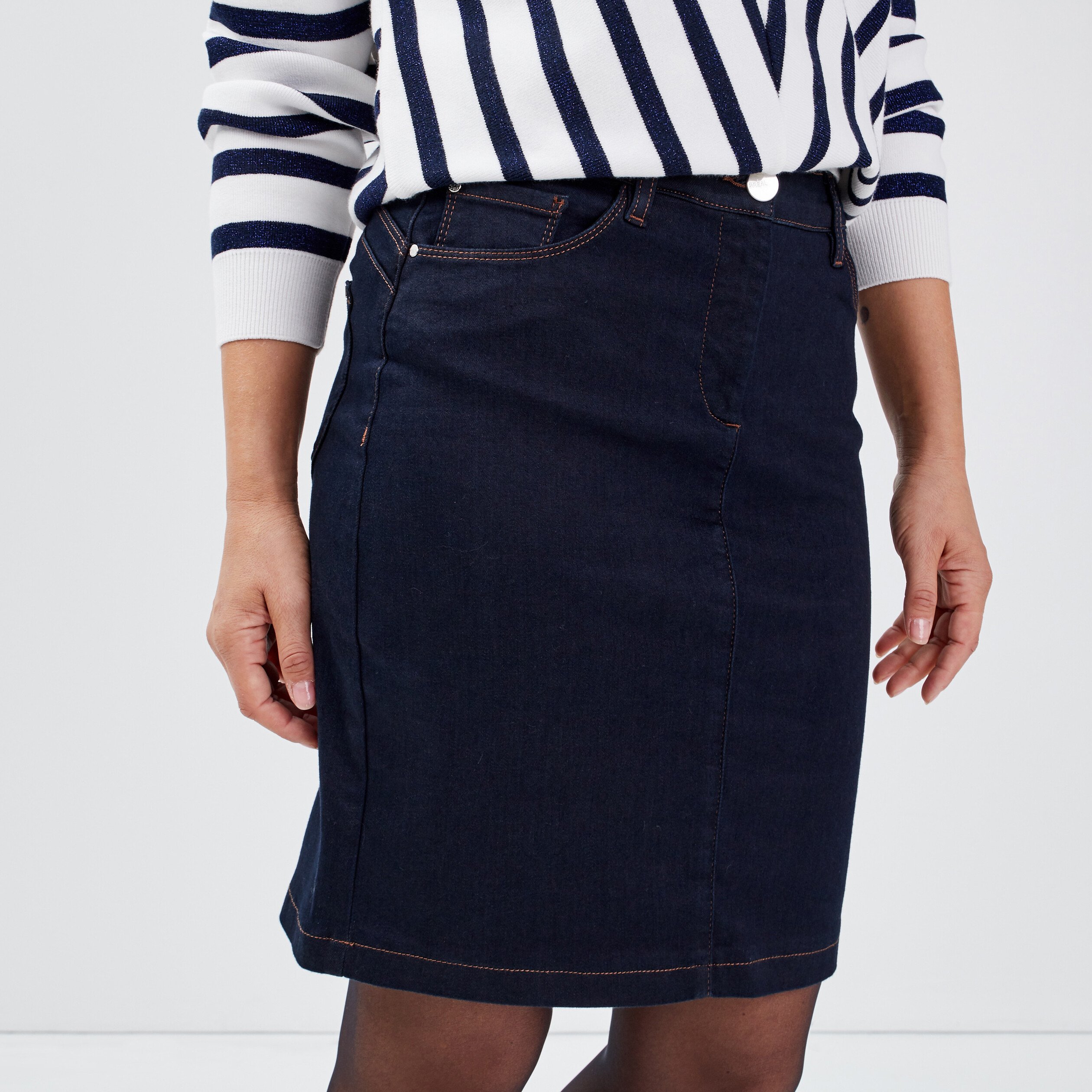 Jupe taille sale haute femme