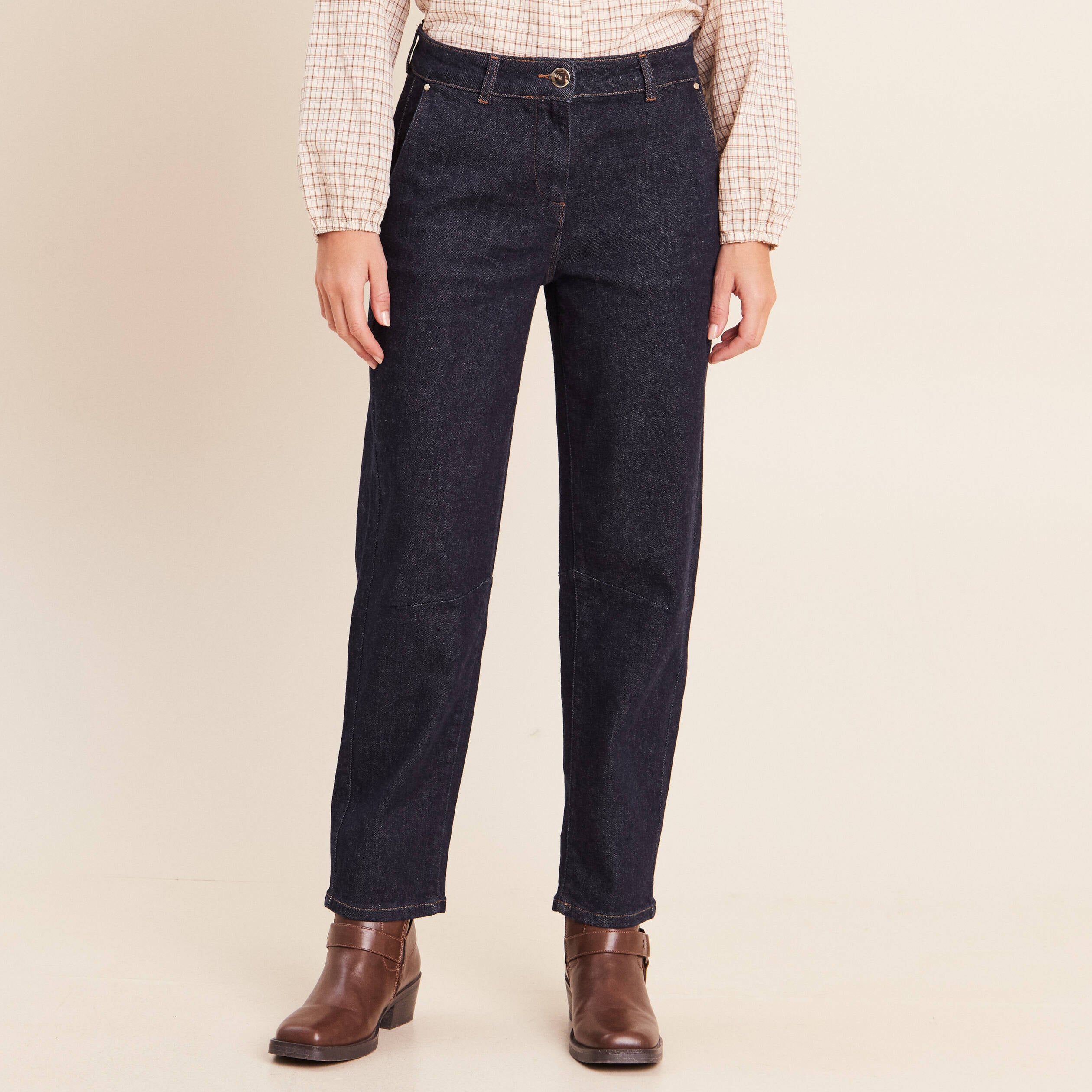 Jean denim brut femme
