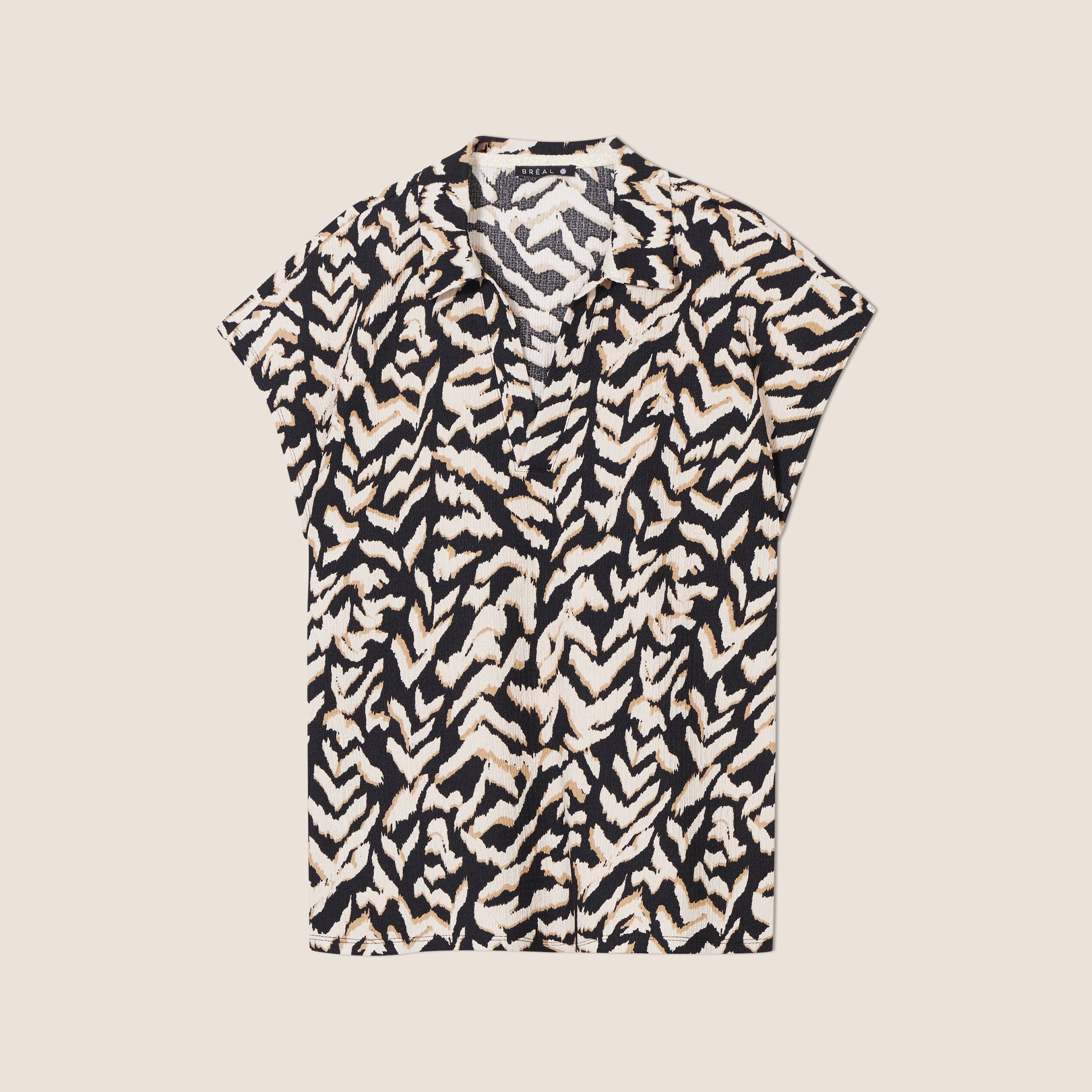 T-shirt manches courtes noir femme