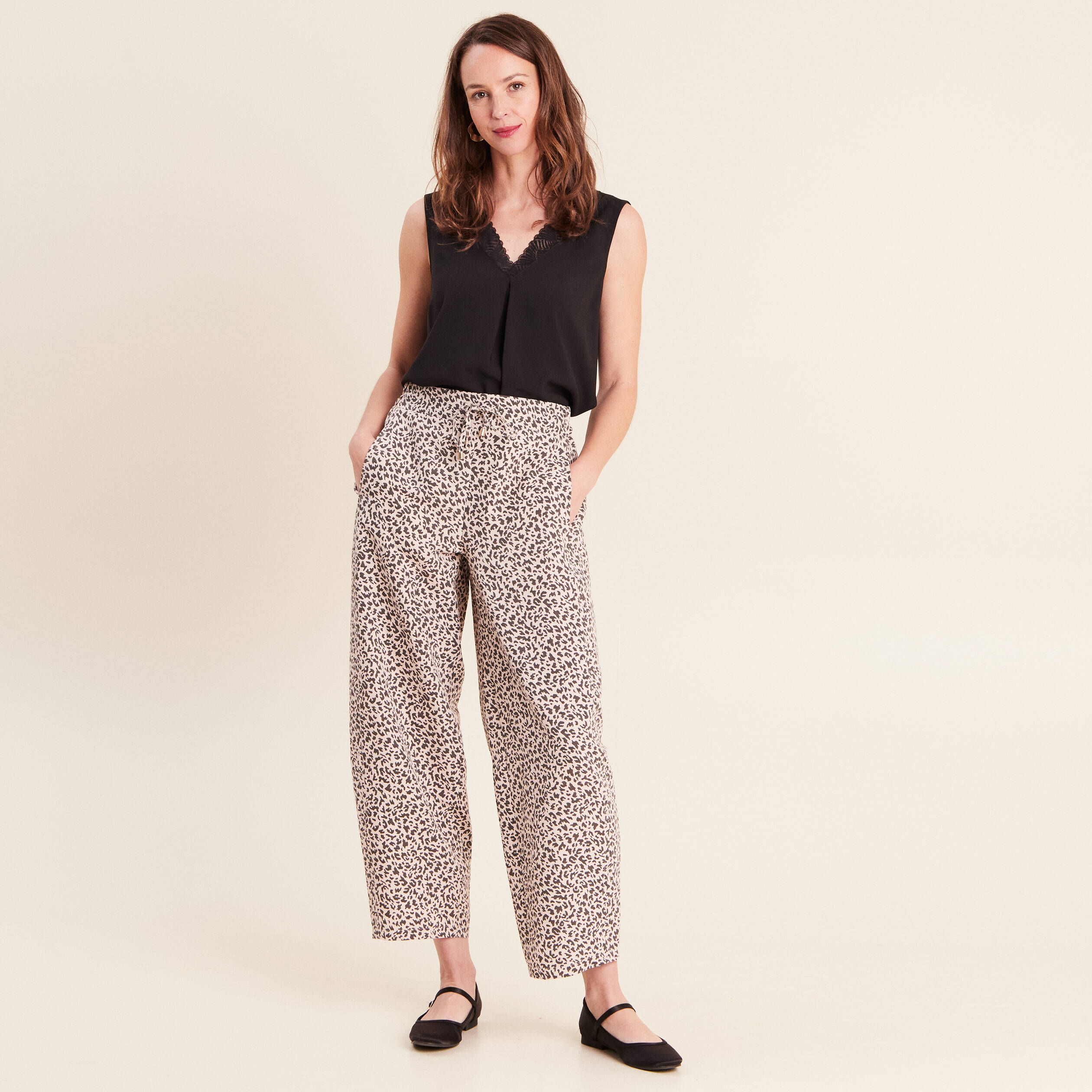 Pantalon blanc femme