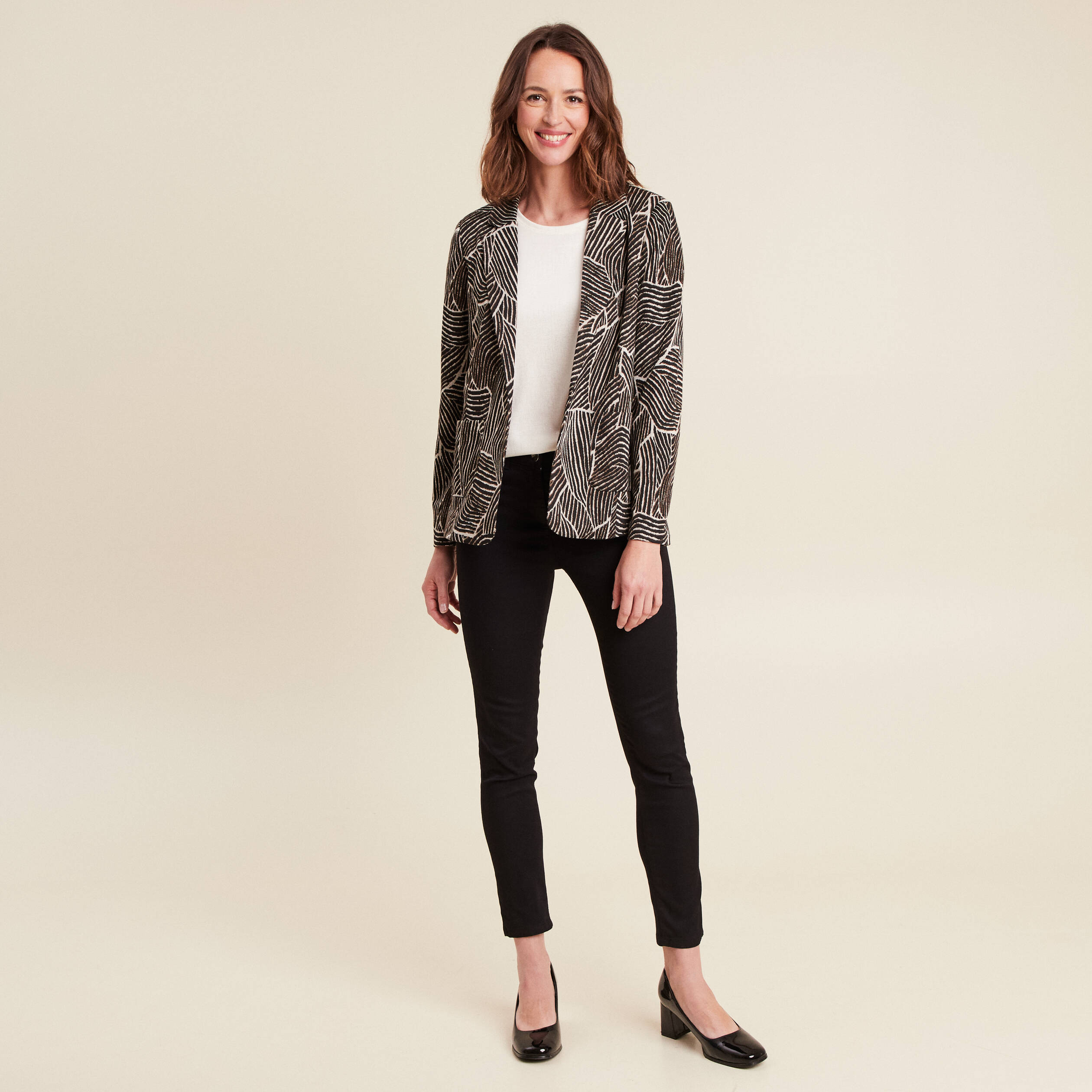 Veste doublée noir femme | Bréal