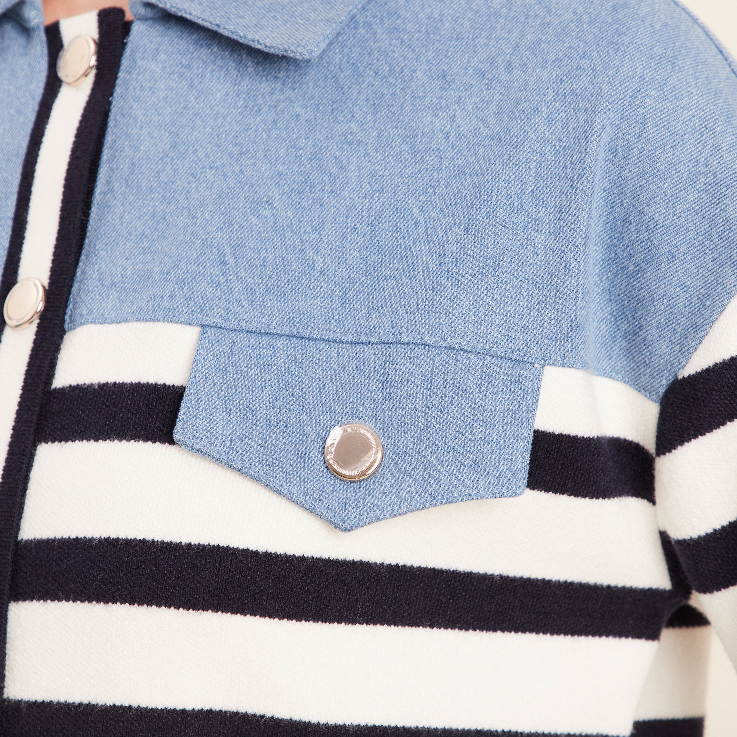 pull manches longues bleu femme Pull manches longues bleu femme