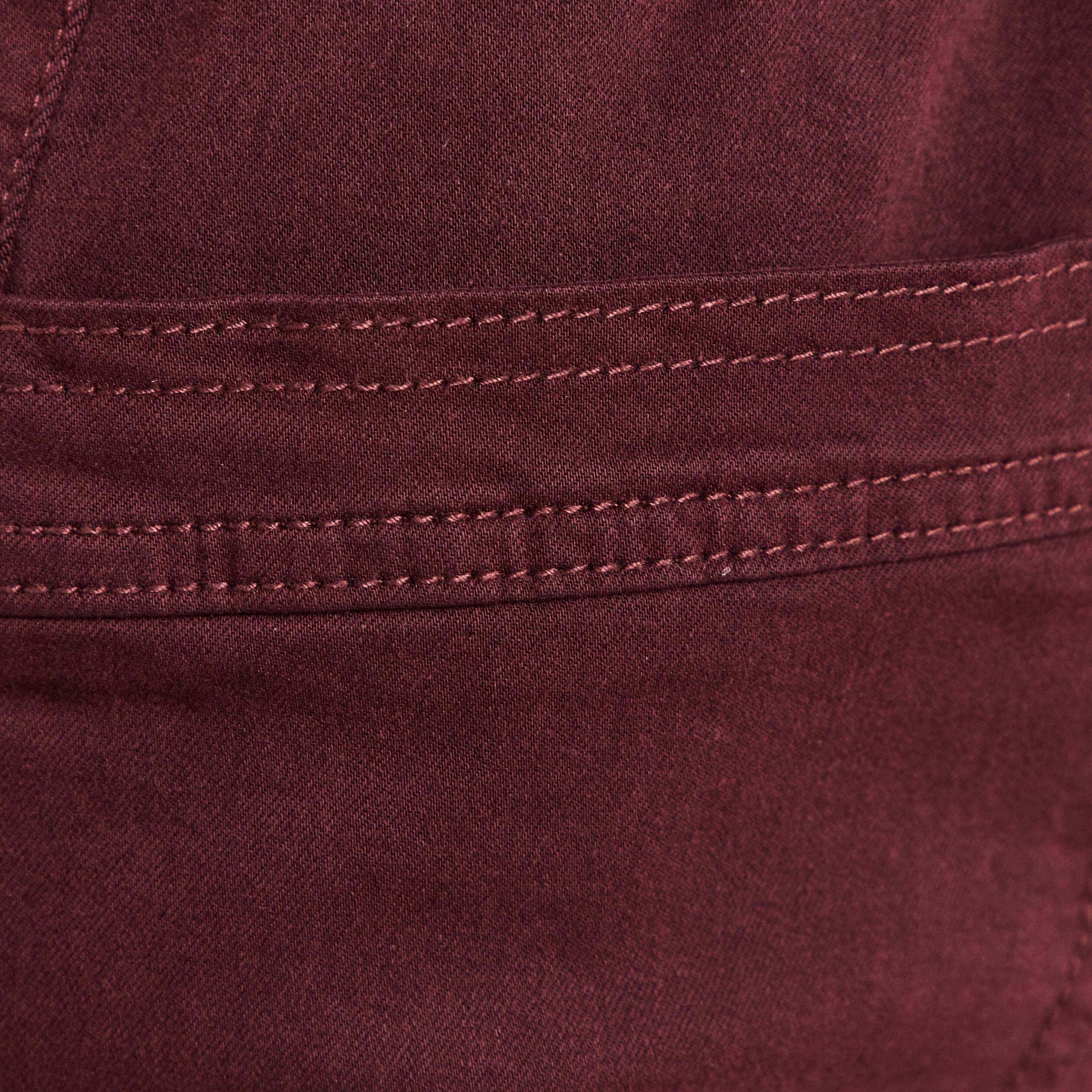 Pantalon coupe mom 7/8&egrave;me bordeaux femme