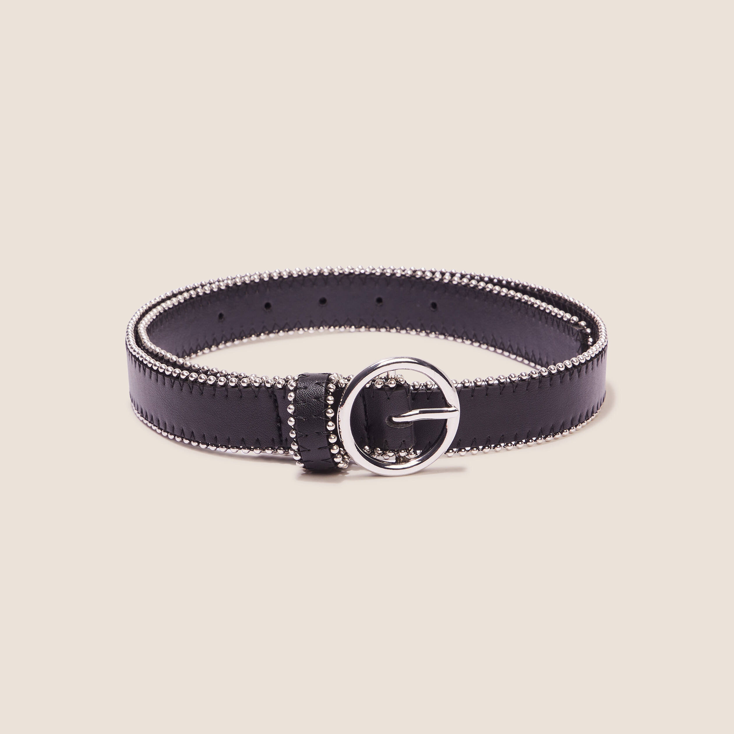 Ceinture chaînettes noir femme