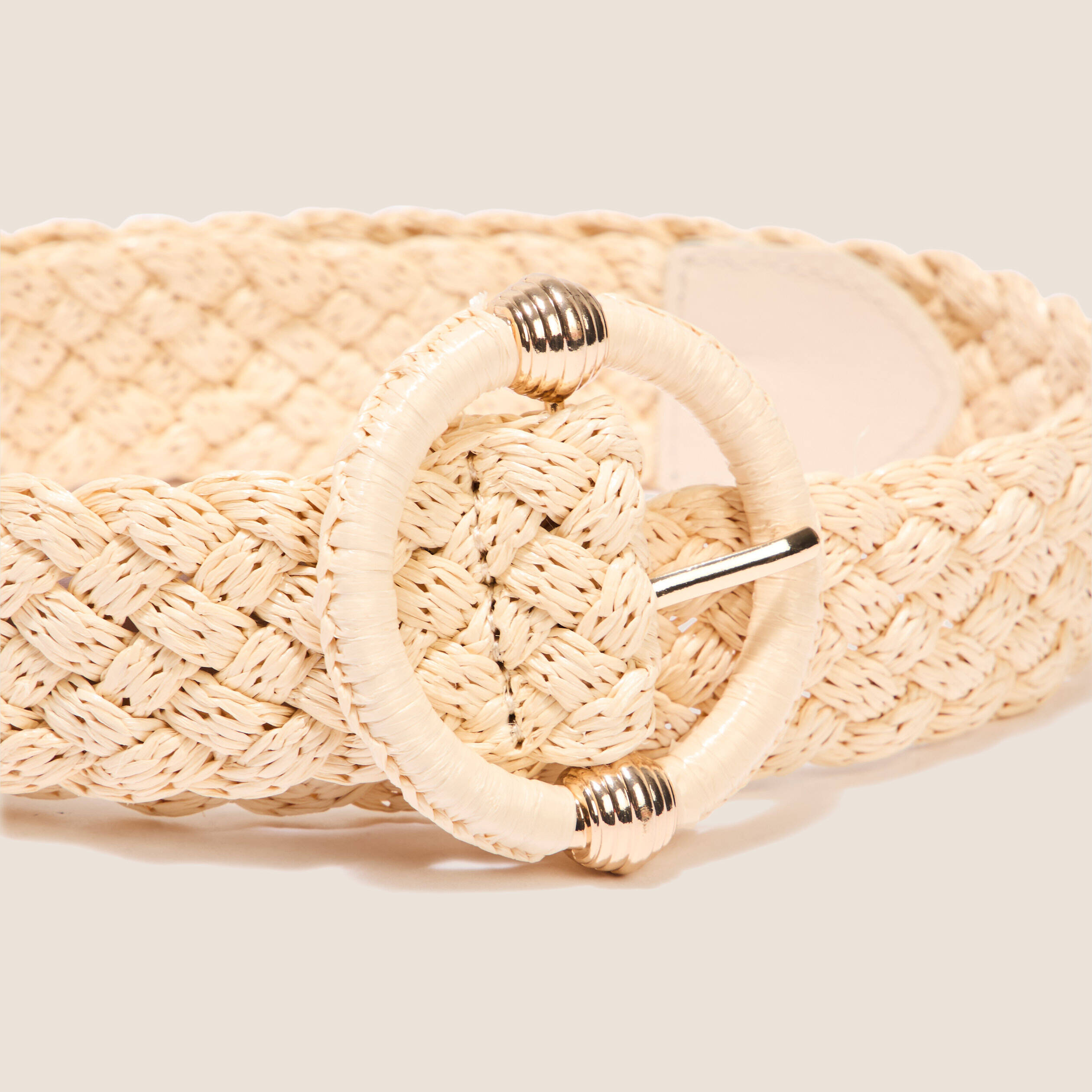 ceinture tressee ivoire femme Ceinture tressée ivoire femme