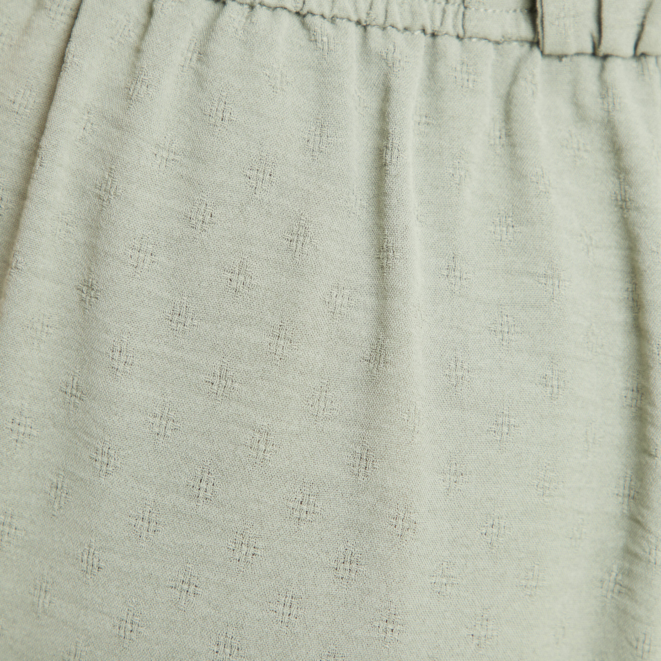 pantalon flou droit 78eme vert clair femme Pantalon flou droit 7/8ème vert clair femme