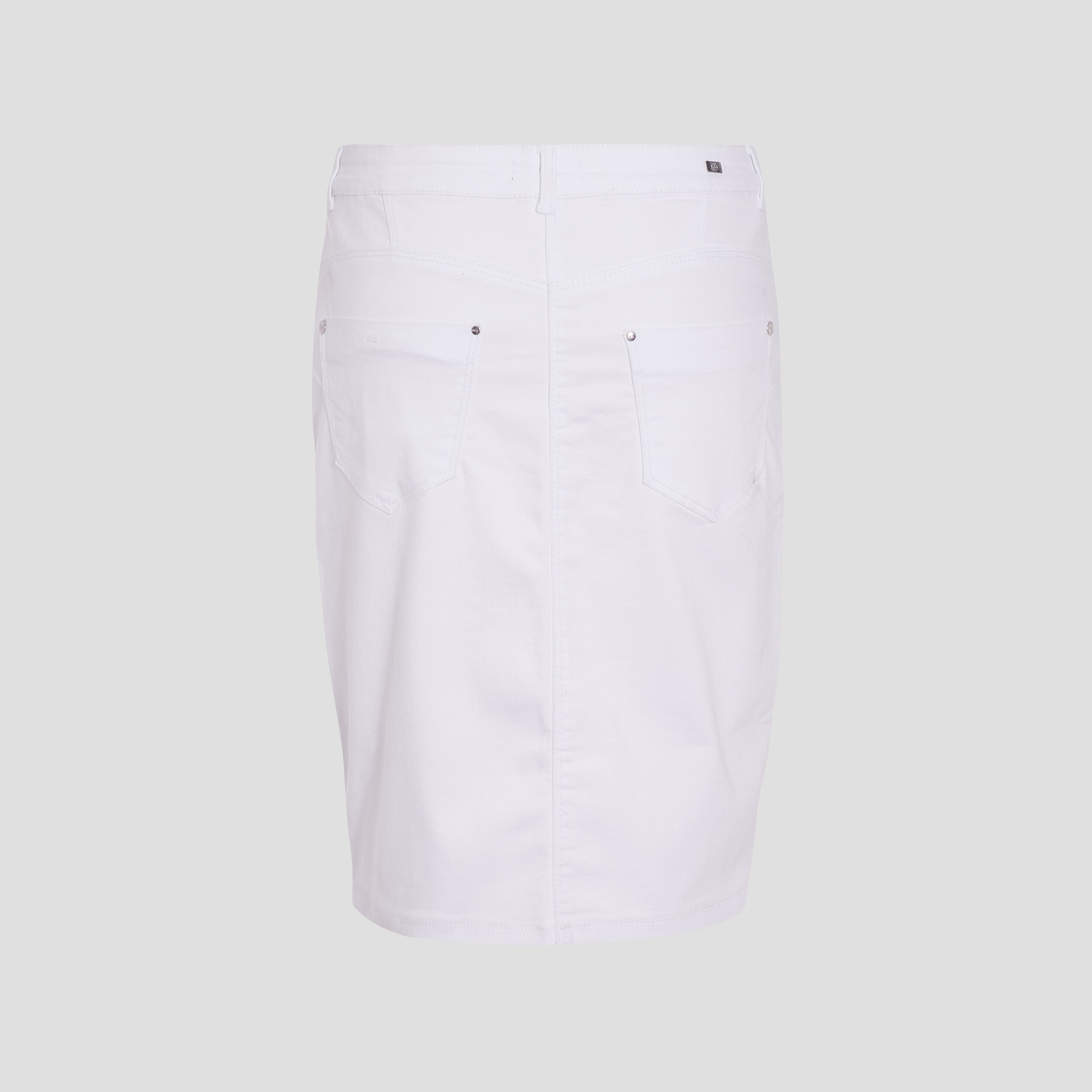 Jupe droite blanc femme