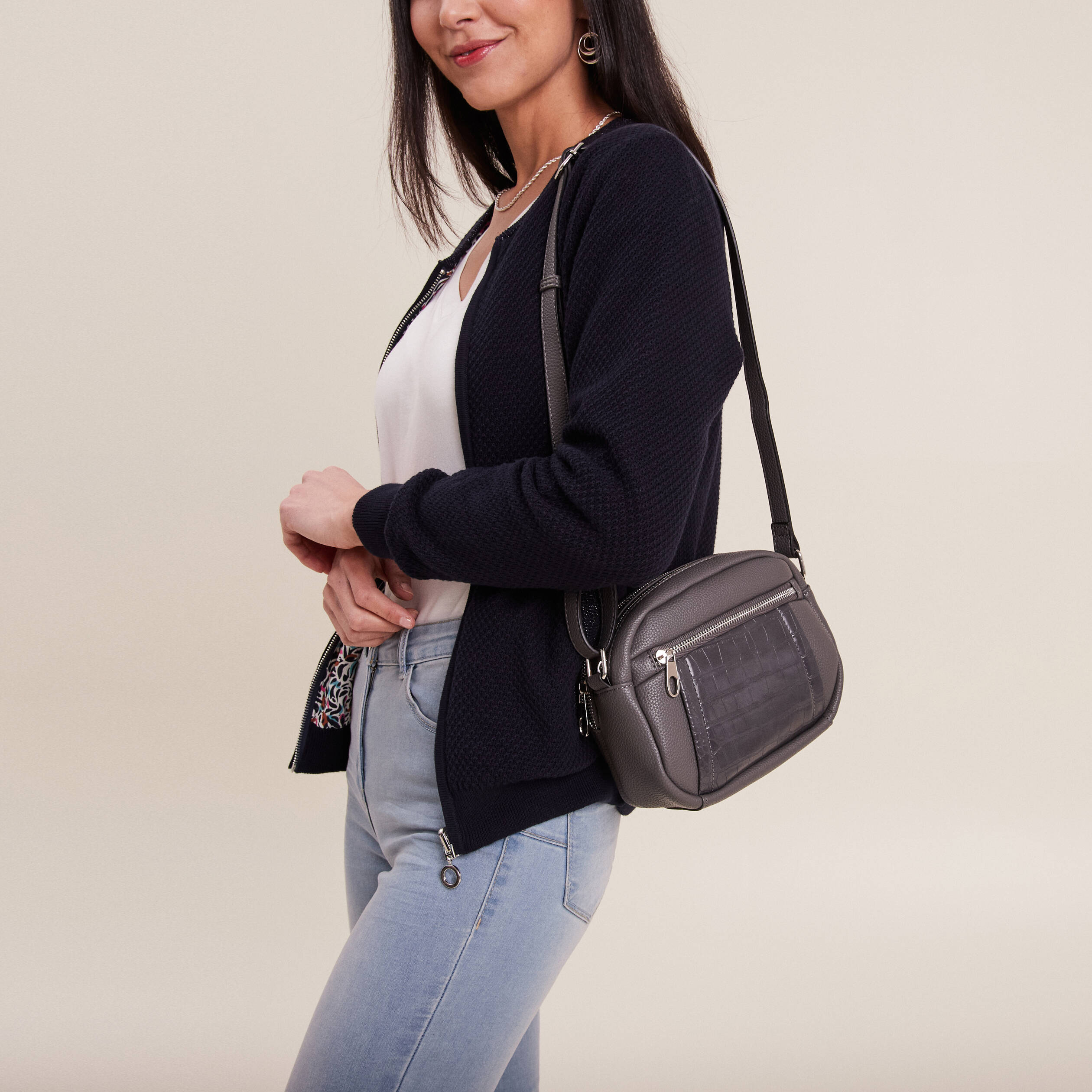 Sac clearance croco femme