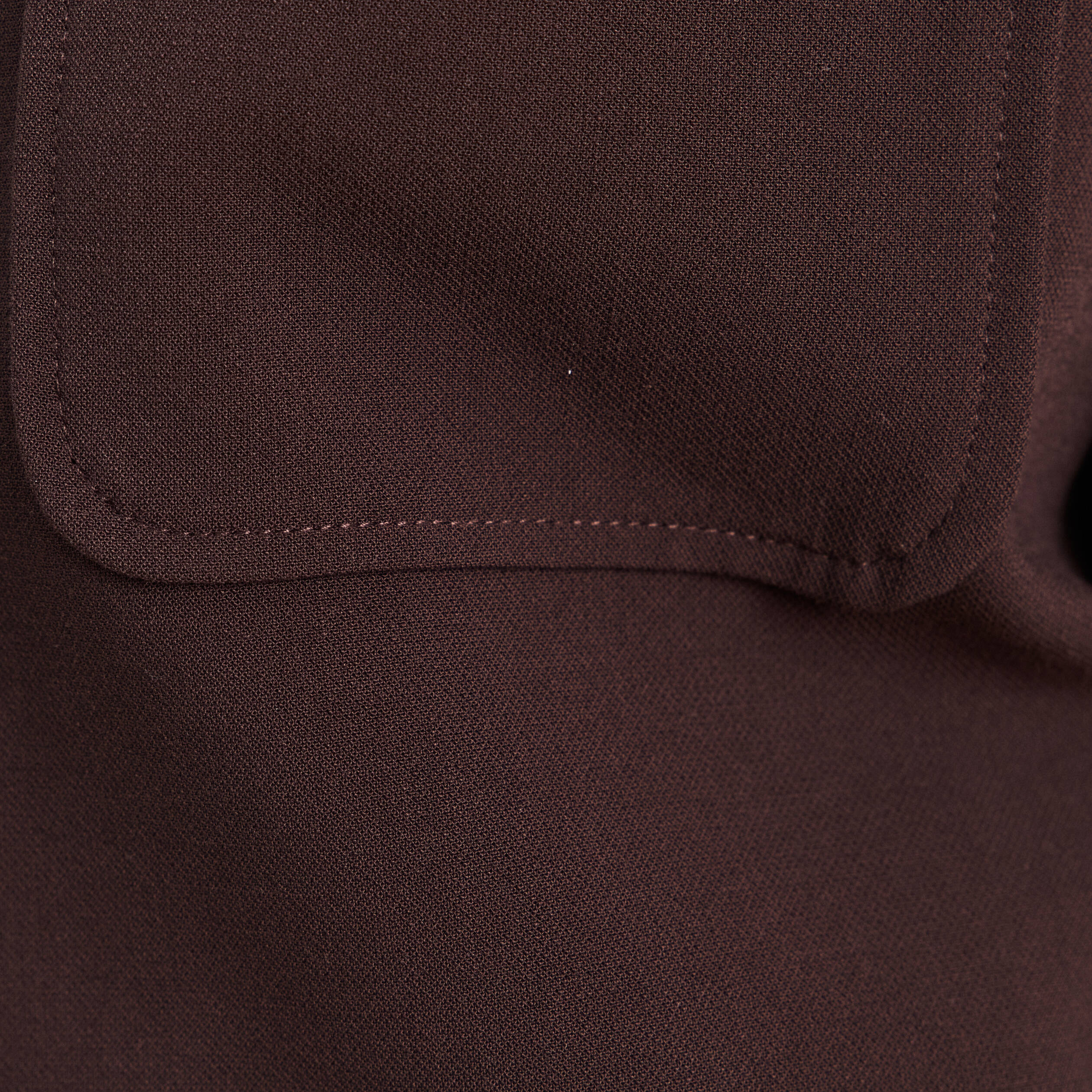 veste cintr&eacute;e doubl&eacute;e avec capuche marron fonc&eacute; femme