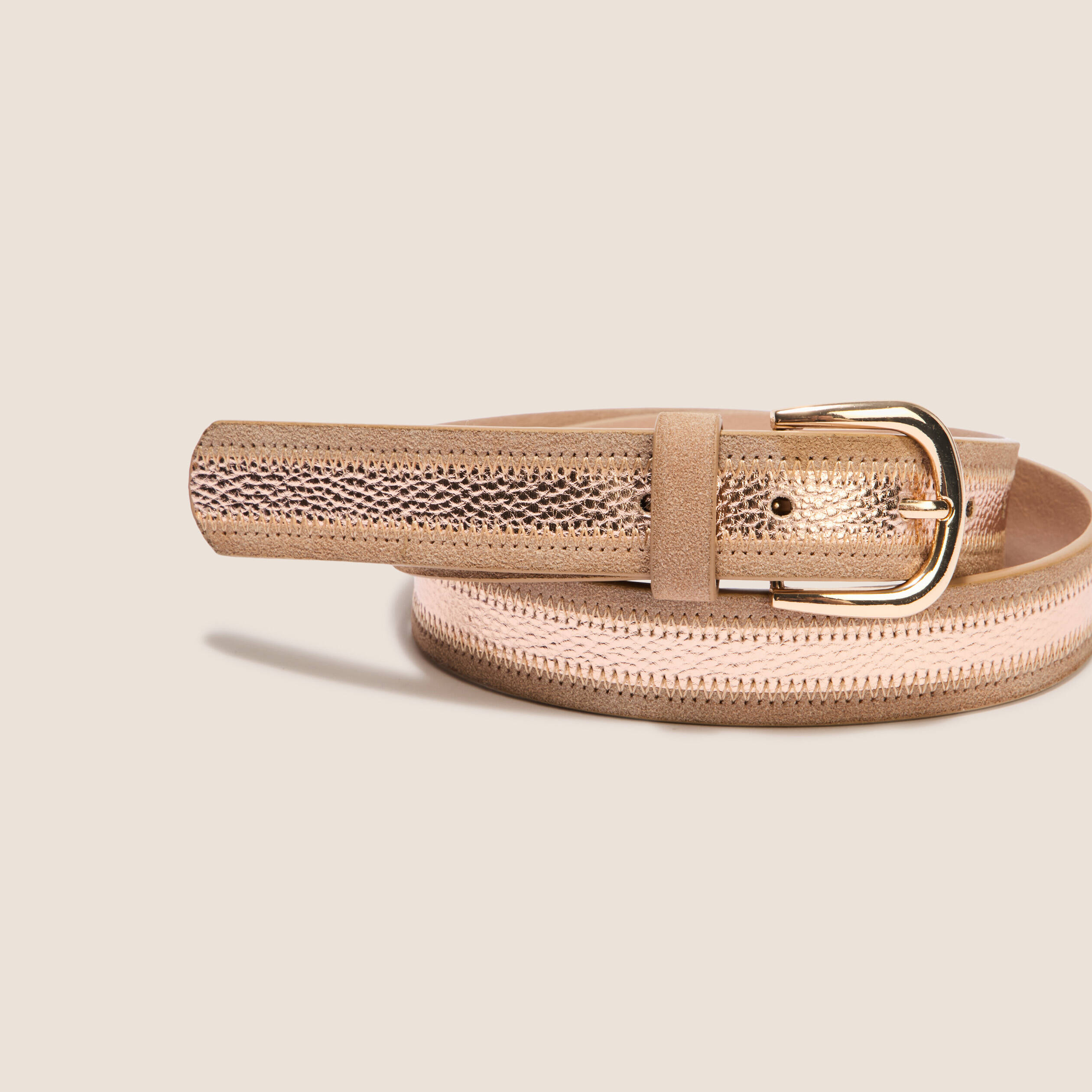 ceinture fine sable femme Ceinture fine sable femme