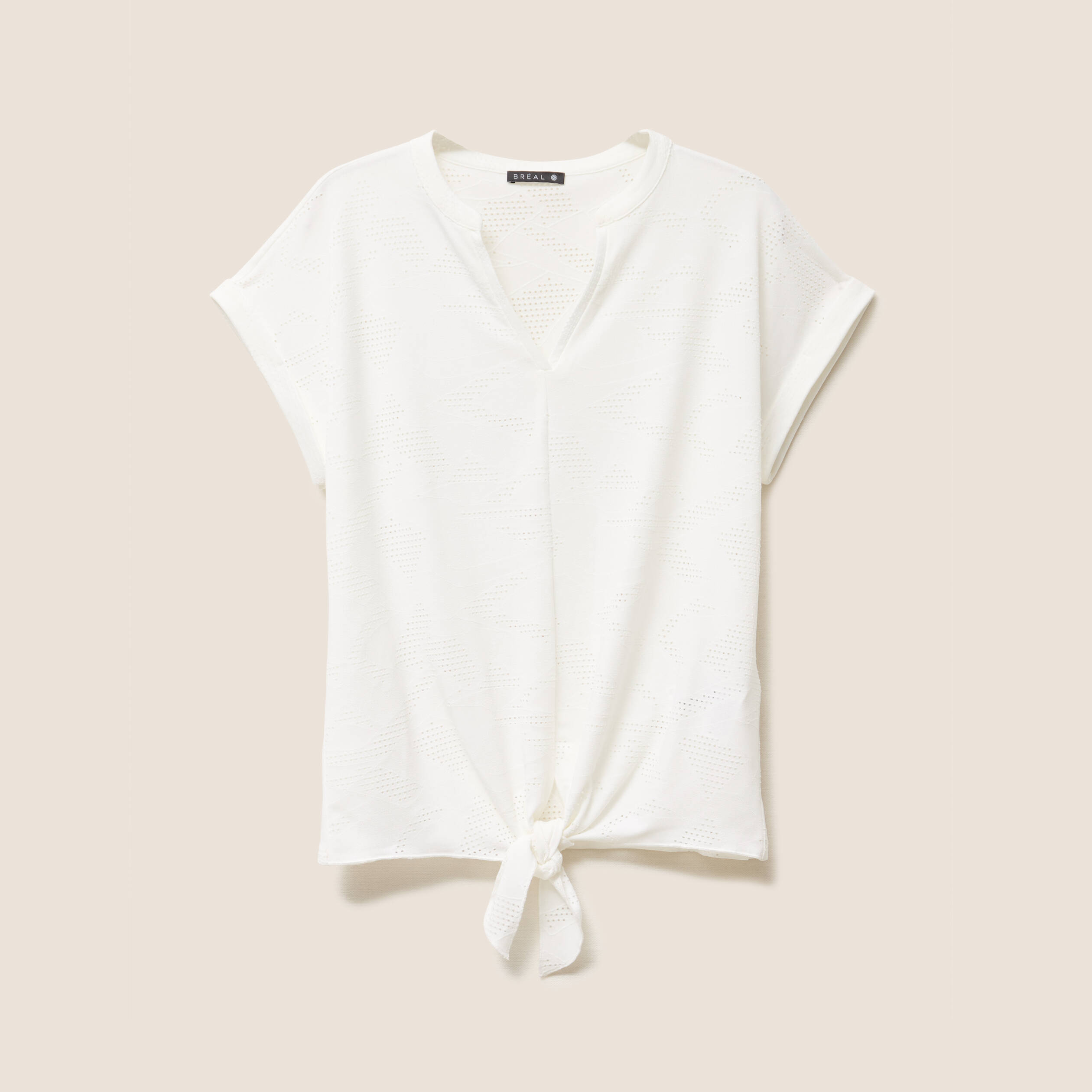 blouse col tunisien manches courtes blanc femme blouse col tunisien manches courtes blanc femme