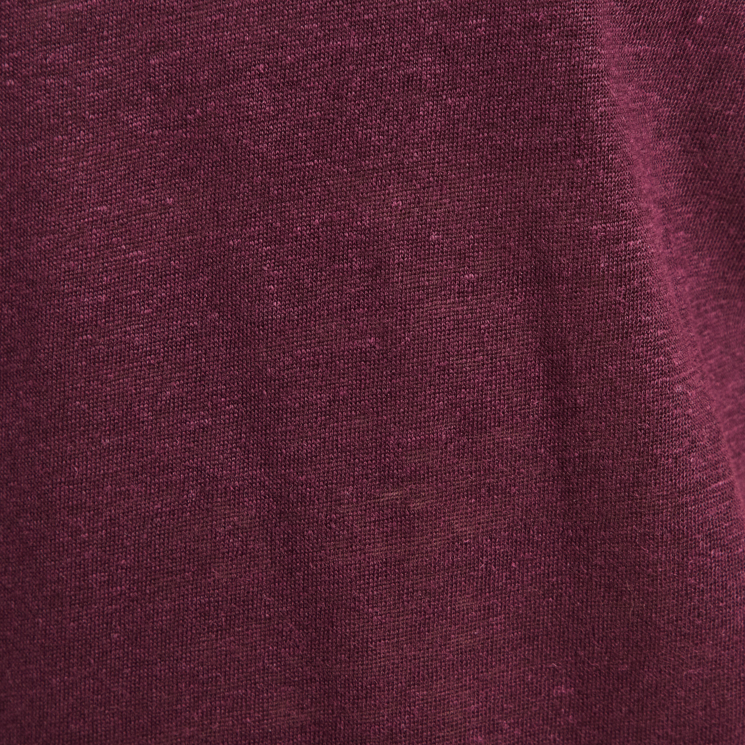 top col v manches courtes en lin prune femme Top col v manches courtes en lin prune femme