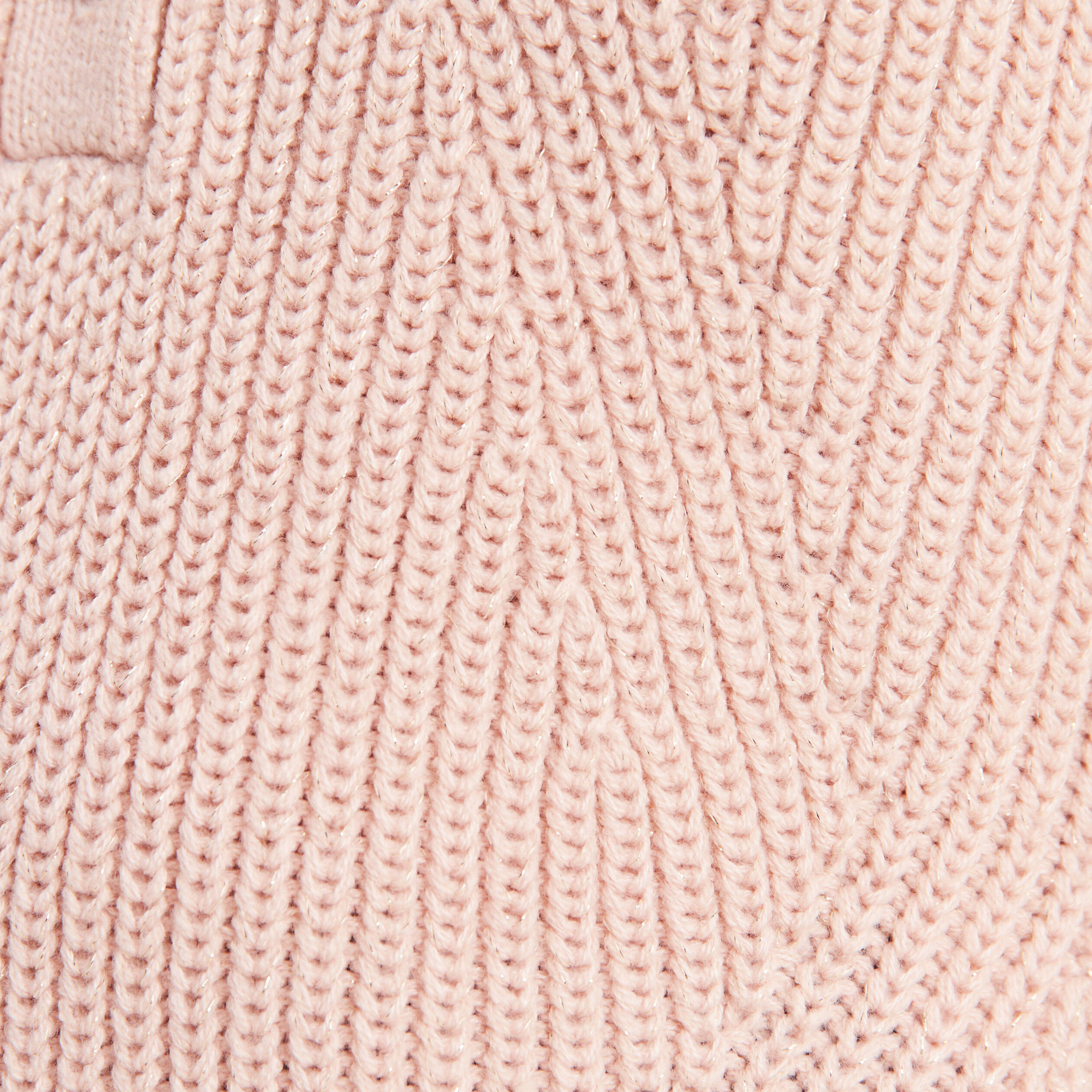 Pull manches longues vieux rose femme