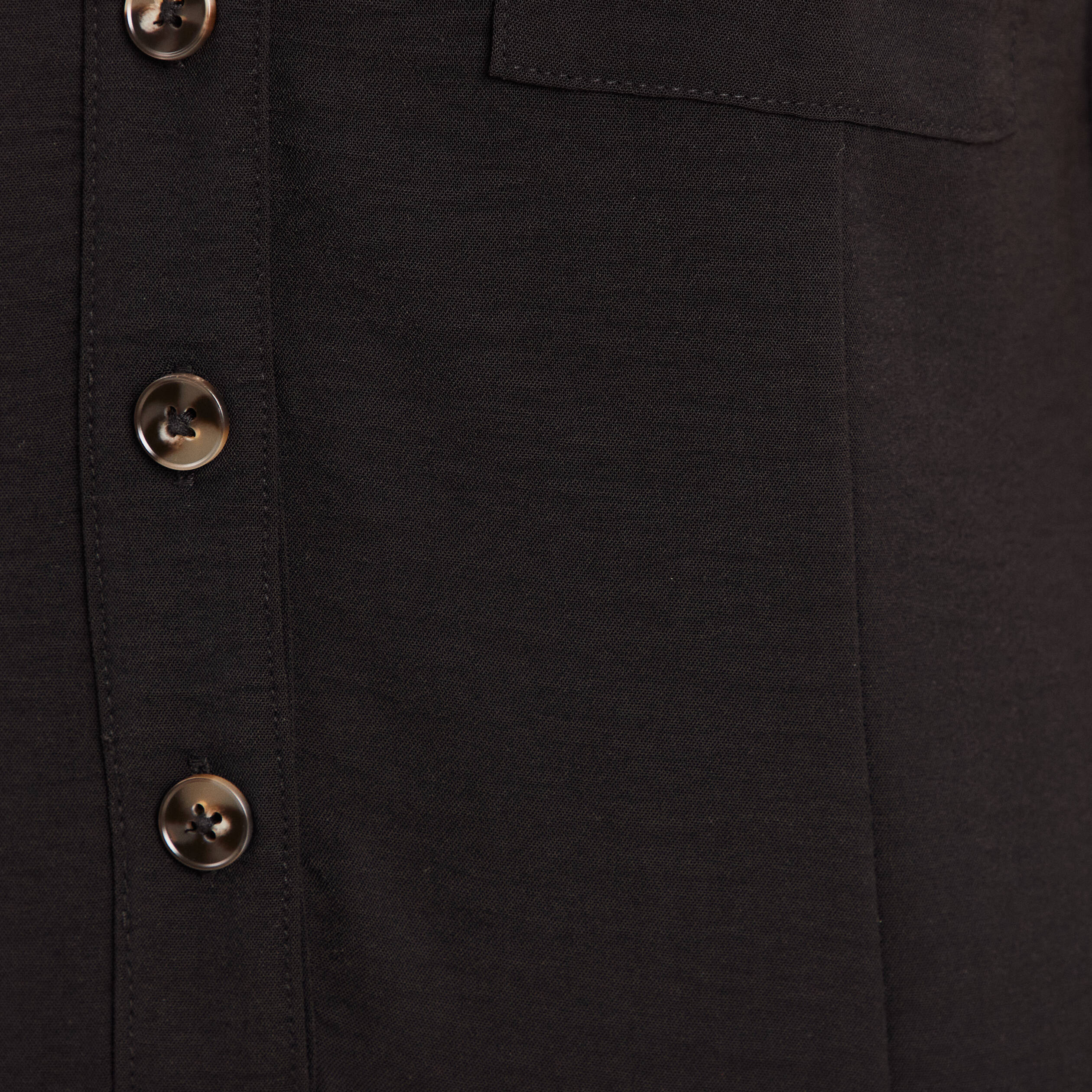 Robe longue évasée noir femme