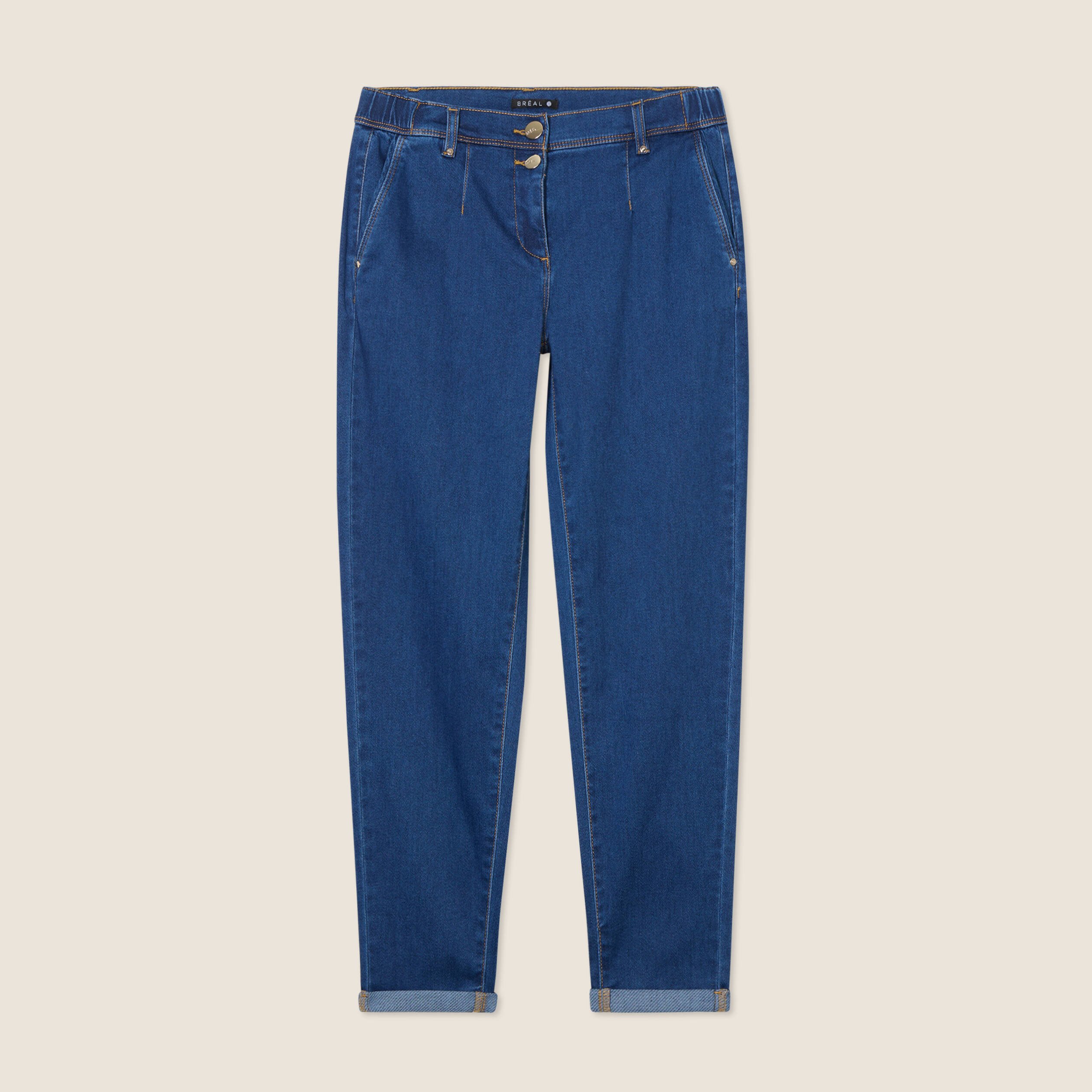 Jean chino 7/8ème denim stone femme