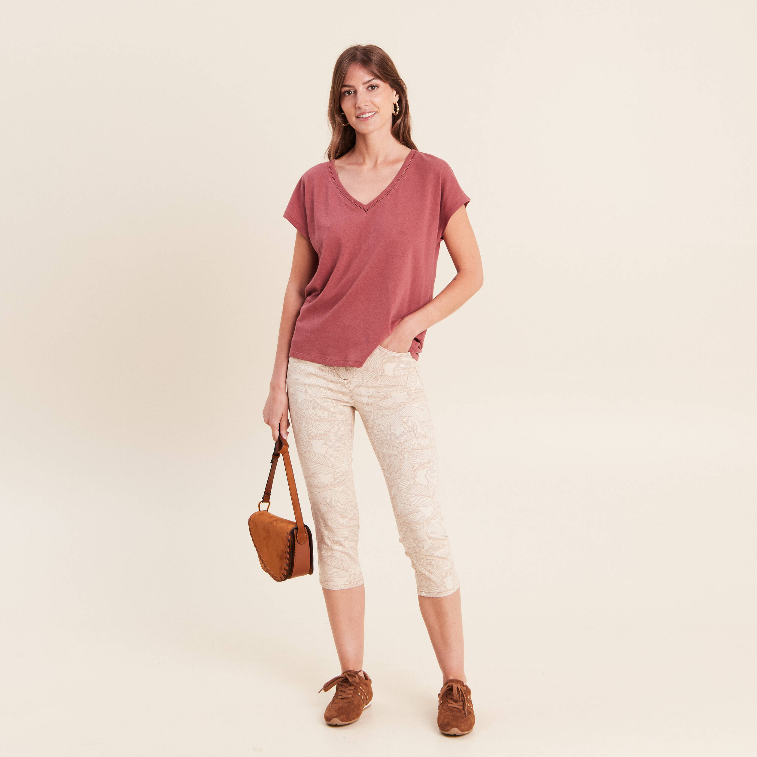 Pantalon magique le l&eacute;ger blanc femme