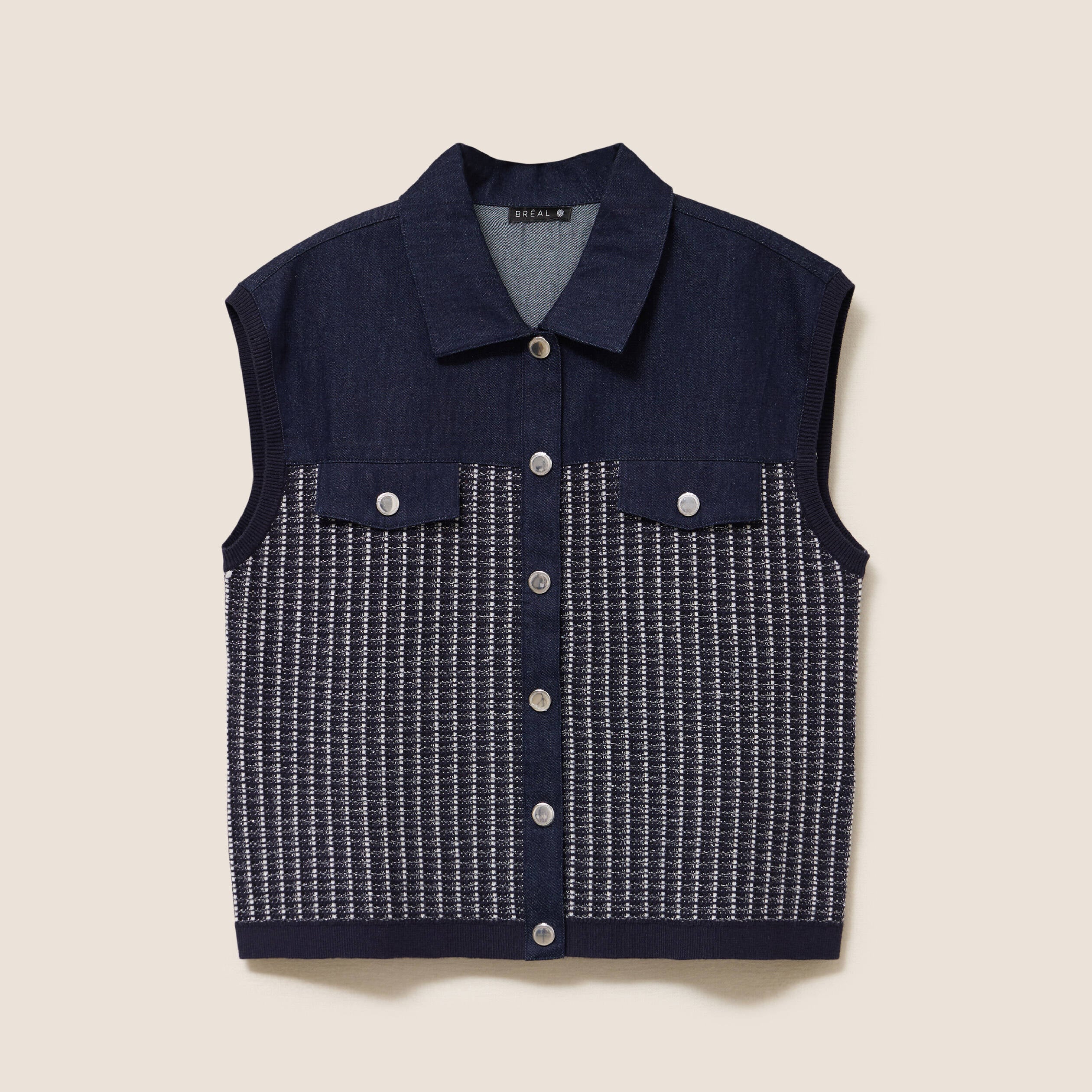Kingsland Gilet Sans Manches KLmanuela bleu marine - Boutique Equus