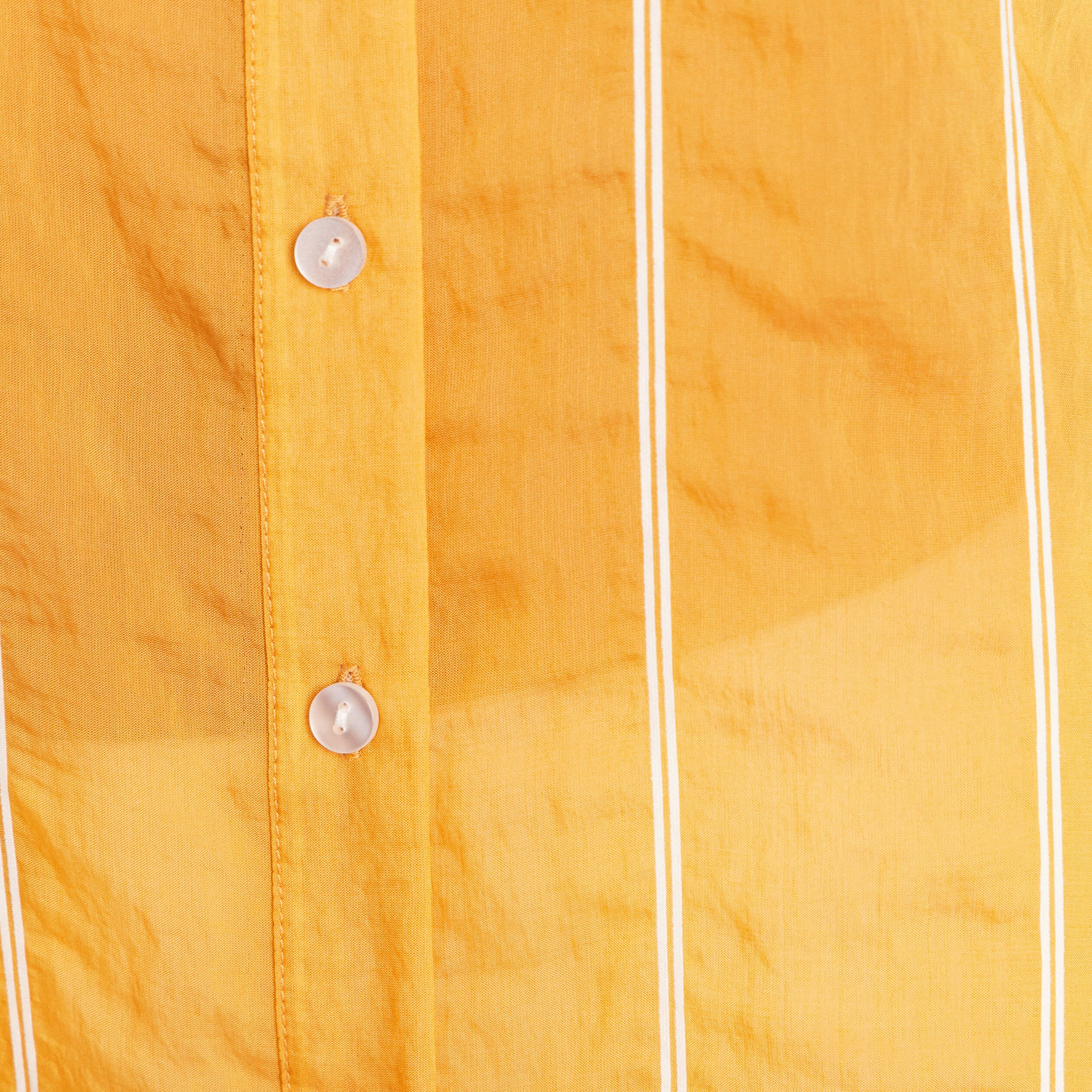 Chemise ample manches 3/4 col chemise jaune femme