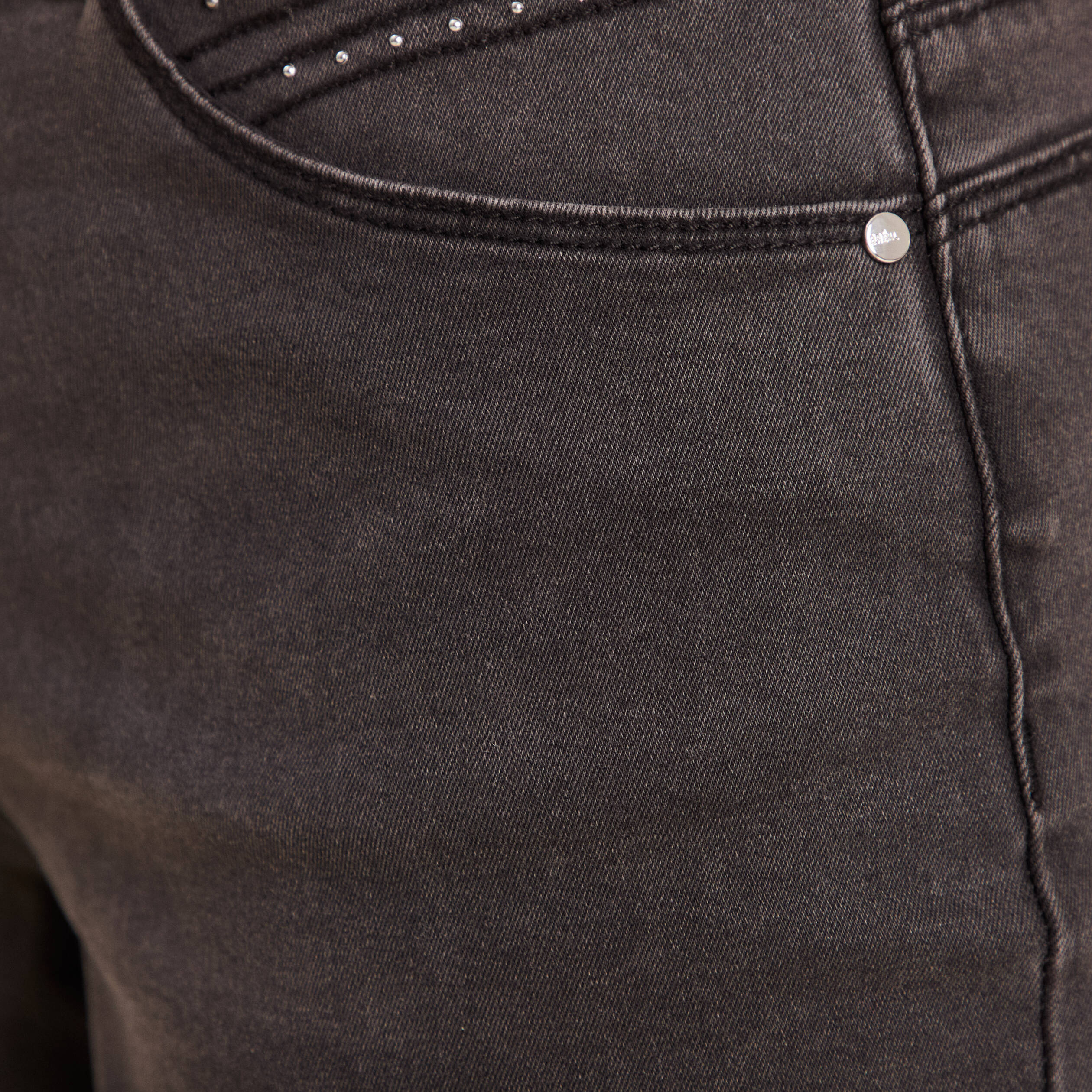 jean large 78eme denim gris femme Jean large 7/8ème denim gris femme