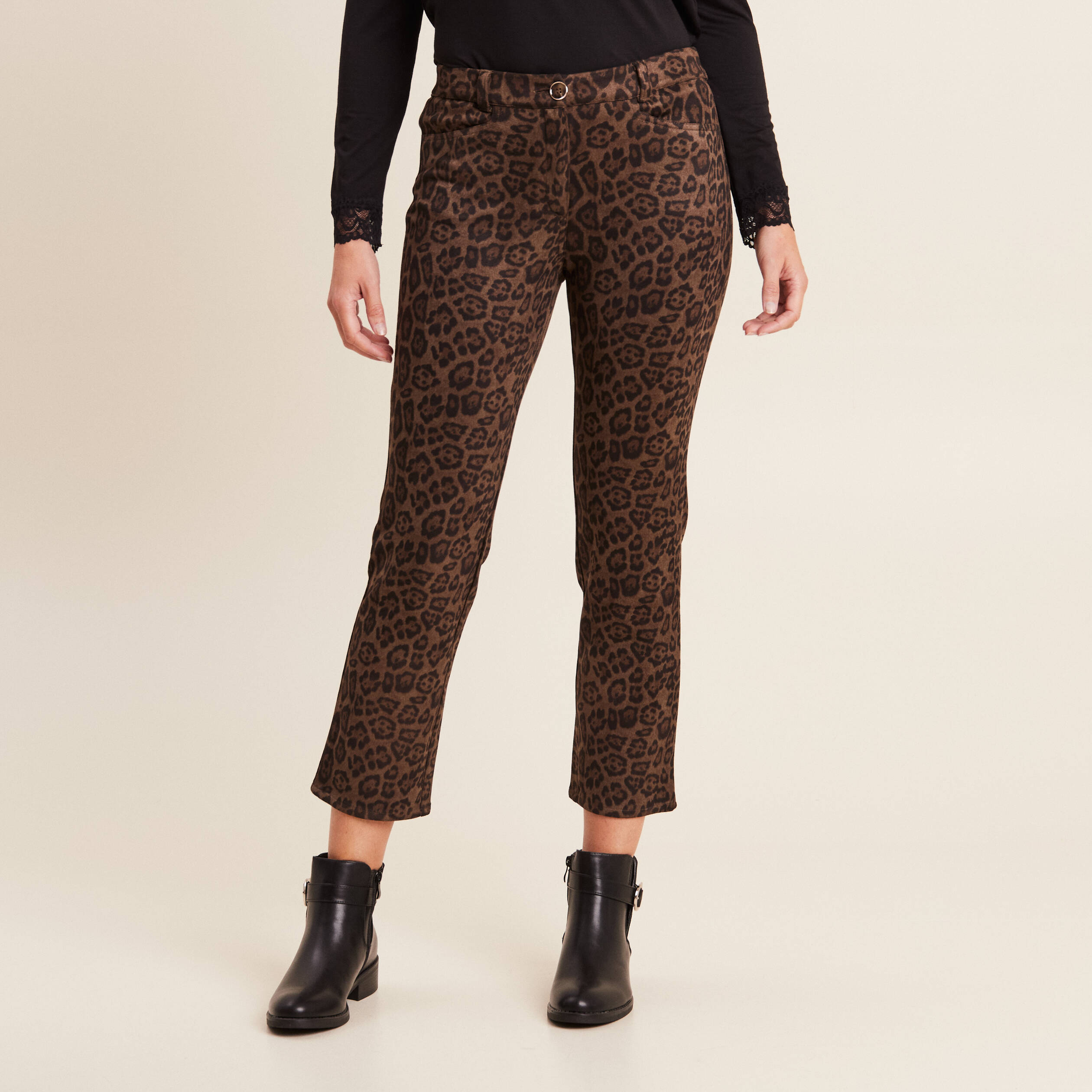 Pantalon suedine femme shop