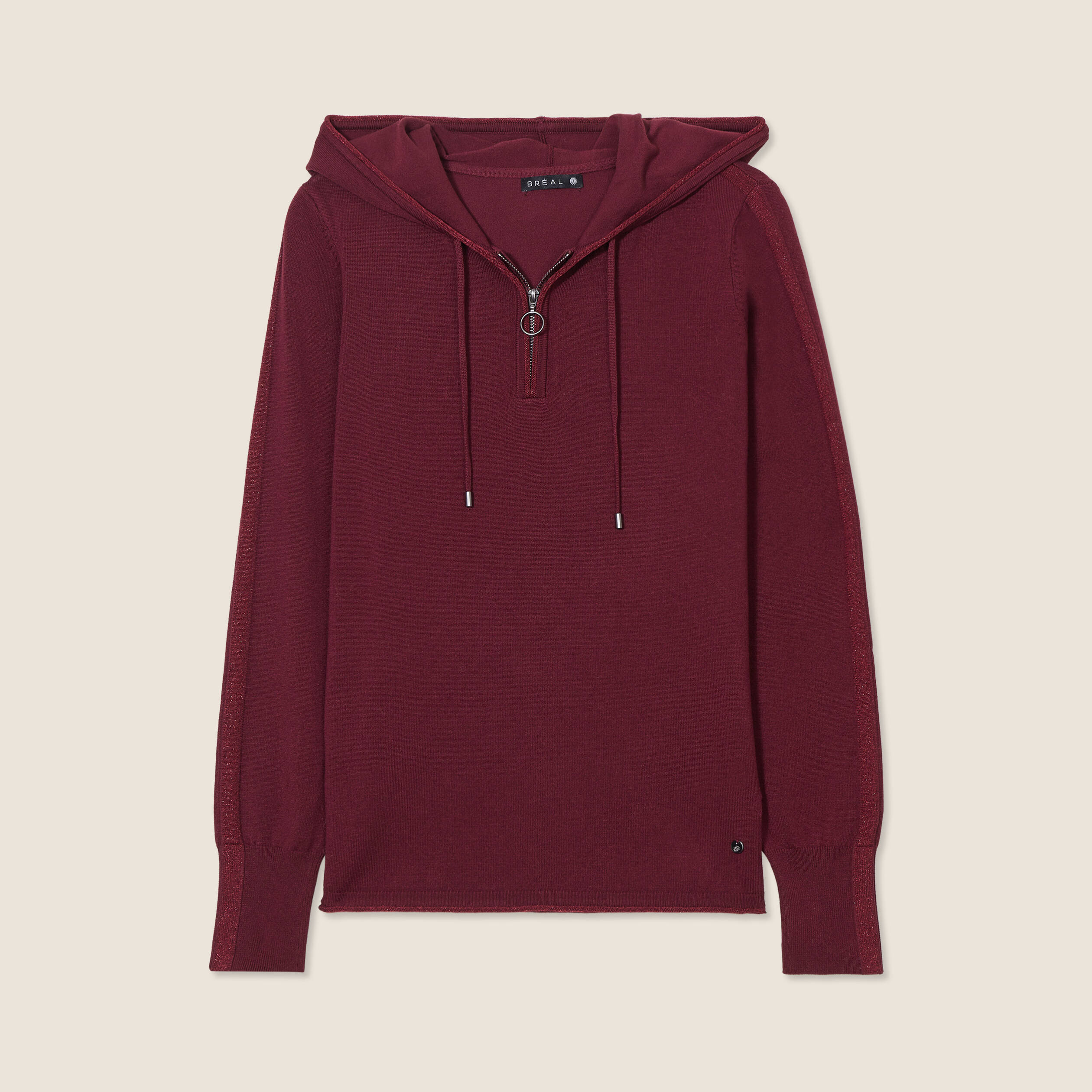 Sweat Polaire Femme Craghoppers Bordeaux – Taille 12 (UK) – 1/2 Zip – Occasion