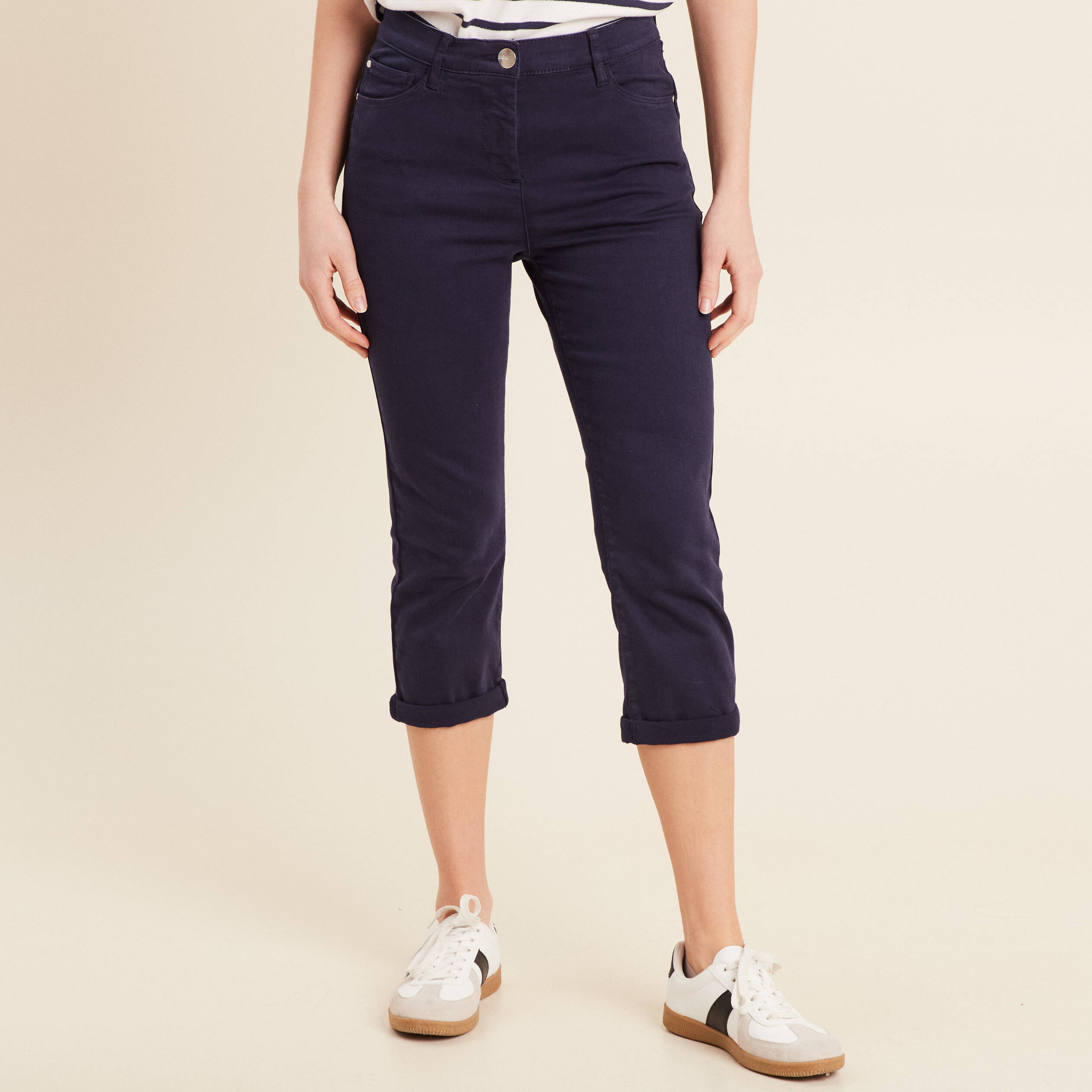 Pantalon magique l'unique bleu marine femme