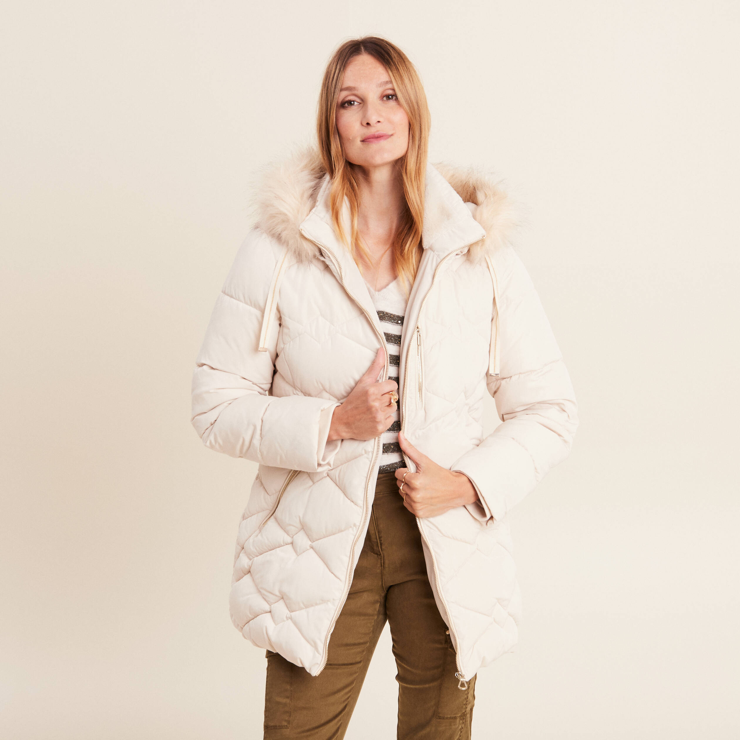 Doudoune Blanche Manteau Doudoune Femme Manteaux Et Parkas Manteau