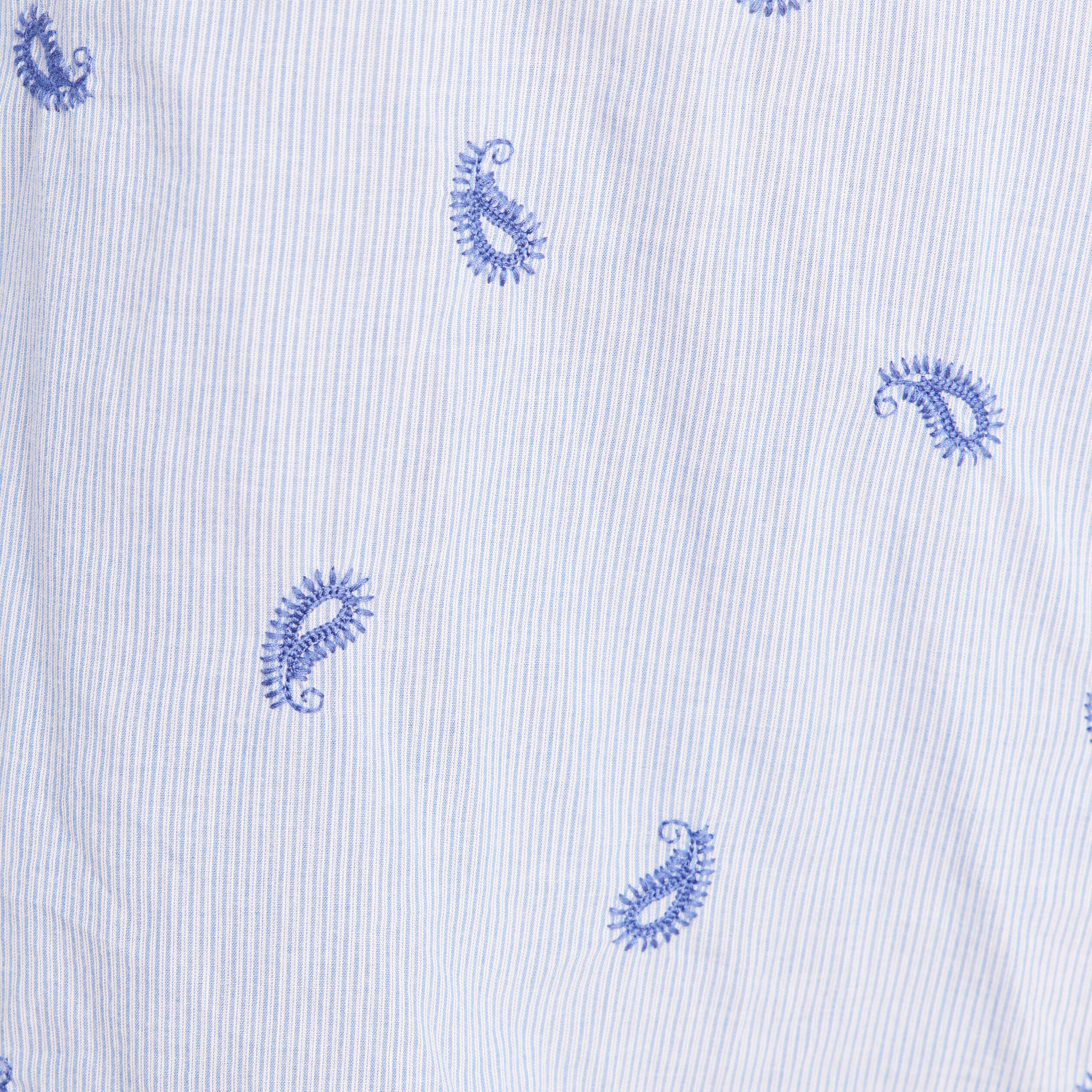 Blouse ample manches longues fluide bleu femme