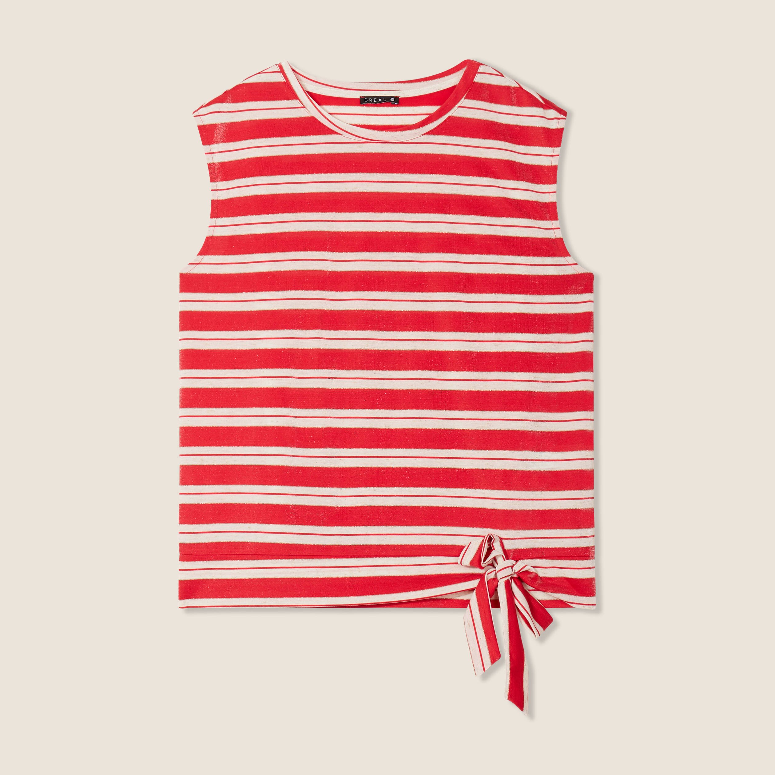 T-shirt manches courtes rouge femme
