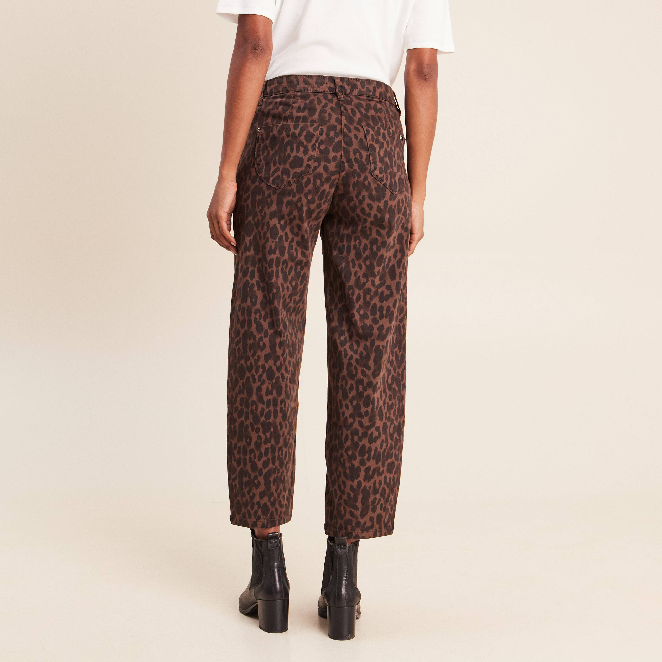 Pantalon magique l'unique marron chocolat femme