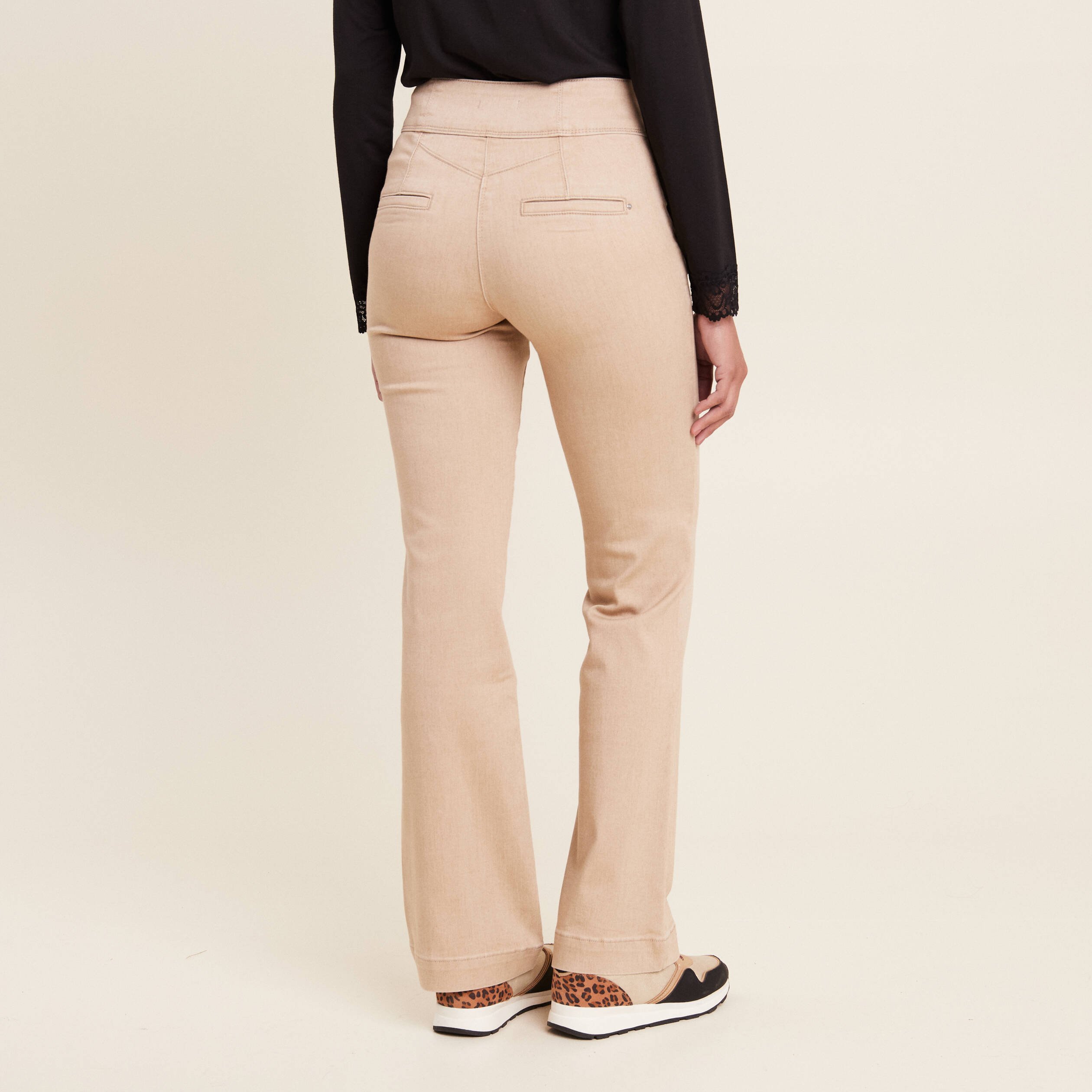 Jean bootcut taille haute hotsell