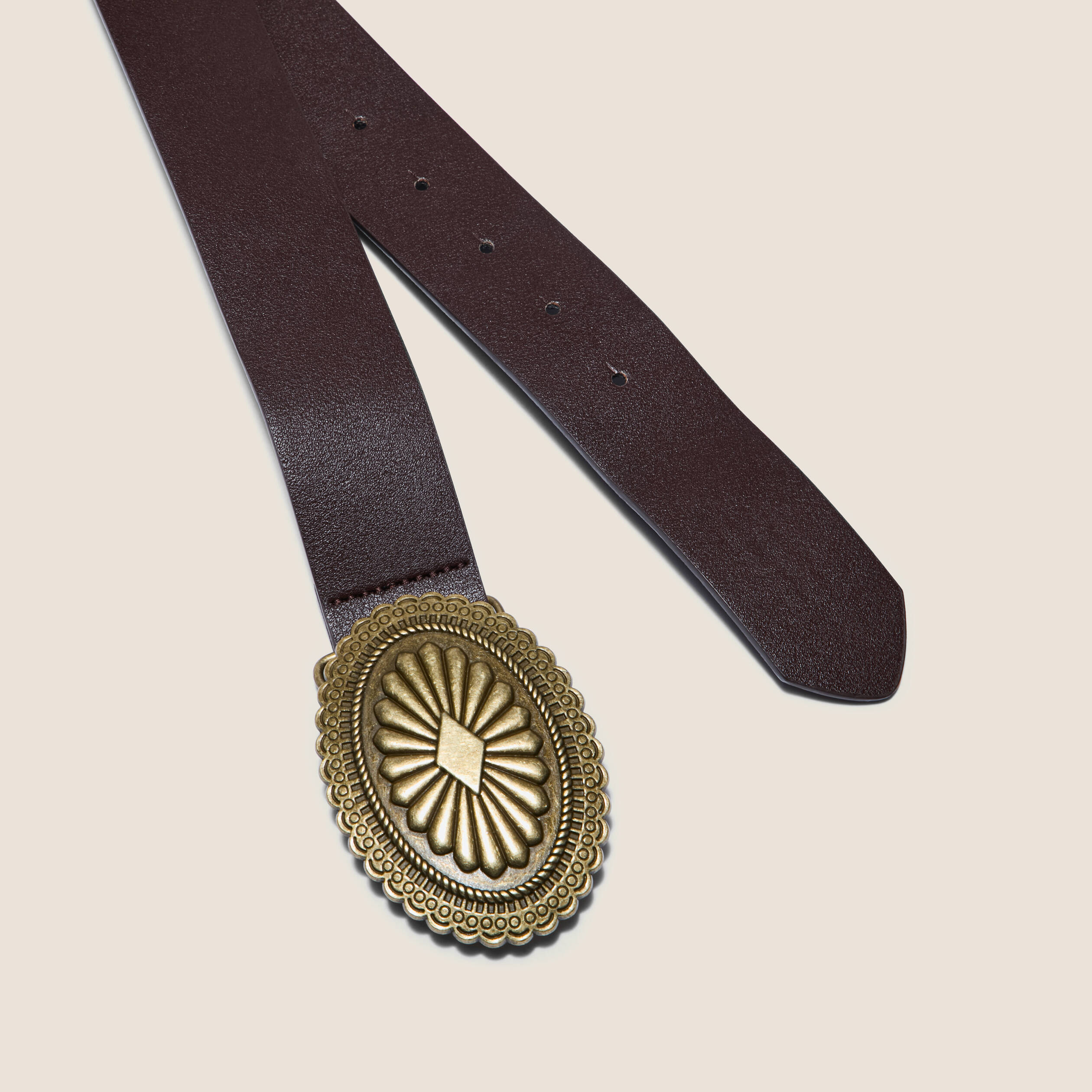 ceinture large marron fonce femme Ceinture large marron foncé femme