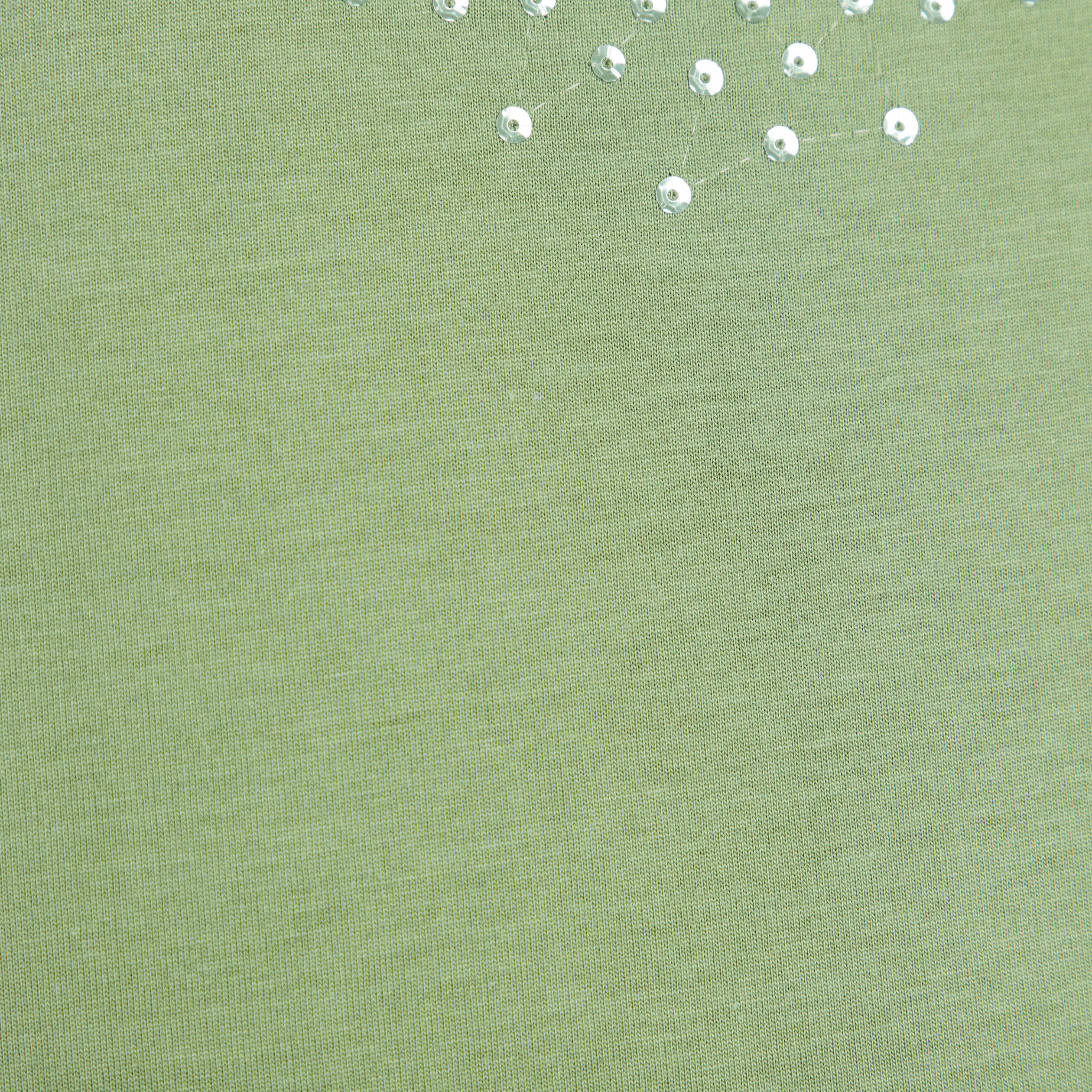 T-shirt manches courtes vert femme