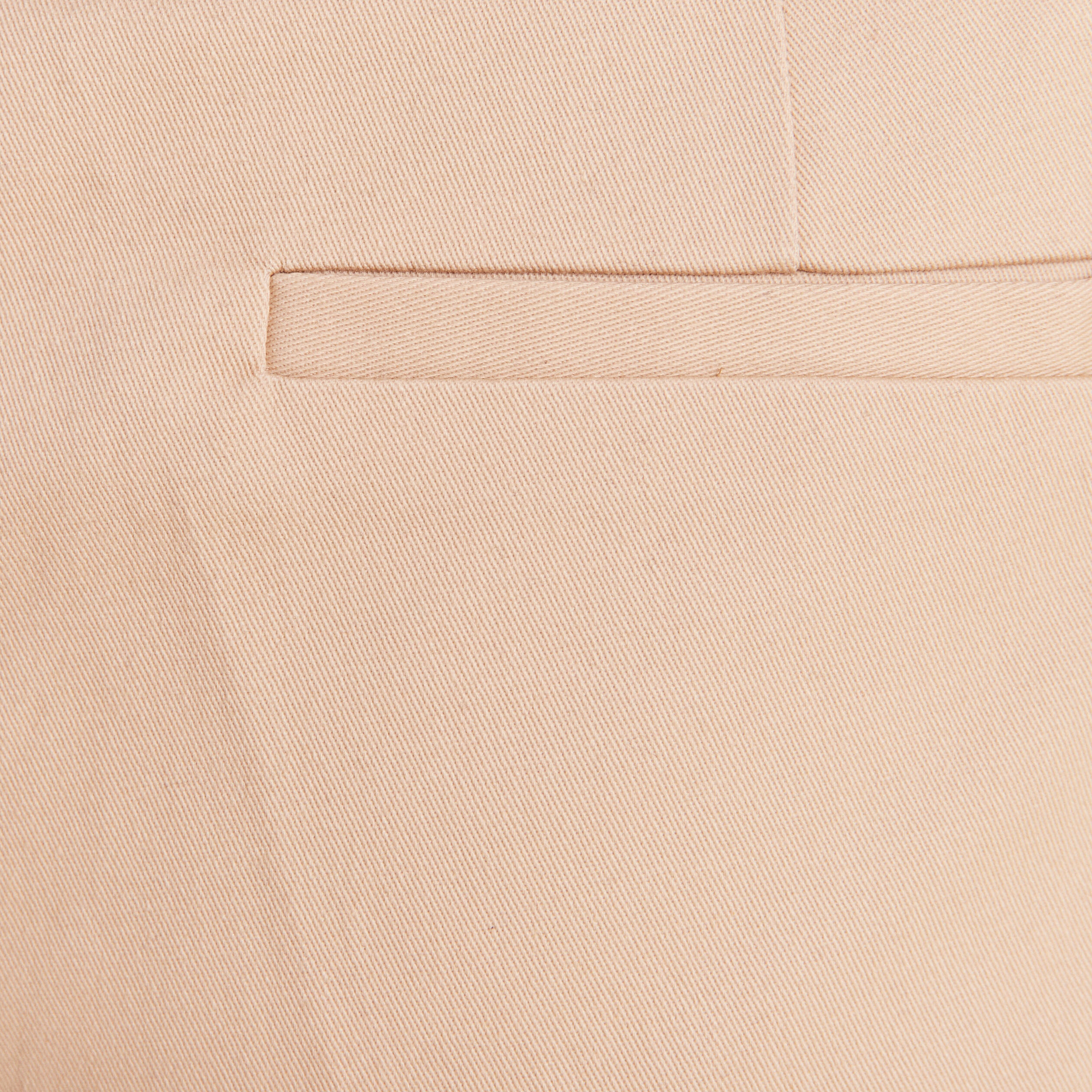 Pantalon flare 7/8ème beige femme