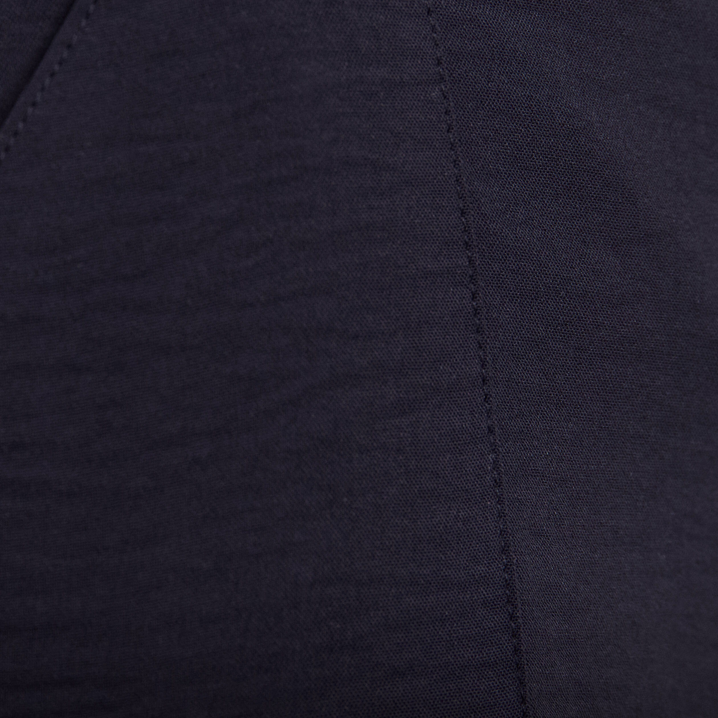 Pantalon flou ceintur&eacute; bleu fonc&eacute; femme