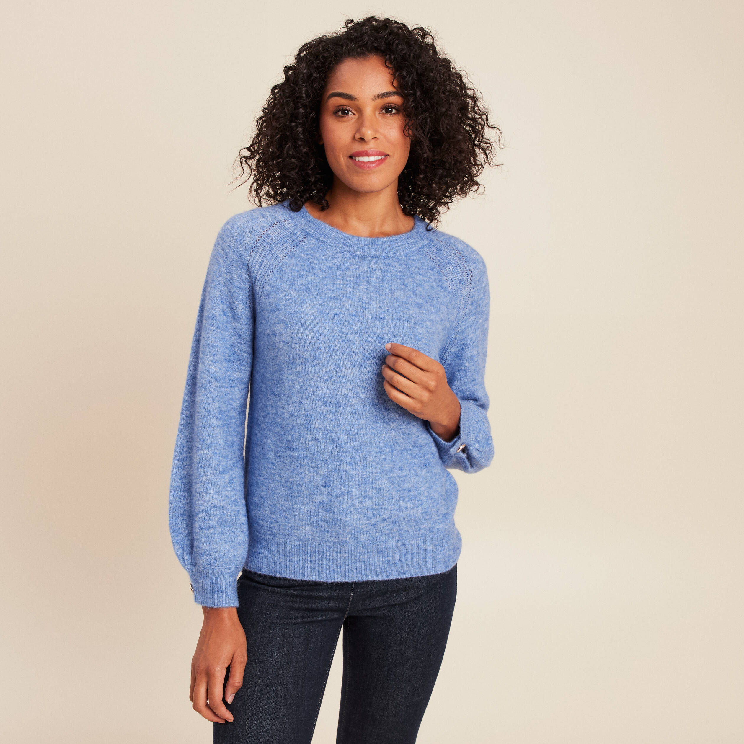 Crew Neck Pull Femme Col Rond Laine Crew Neck Pull Col Rond Femme