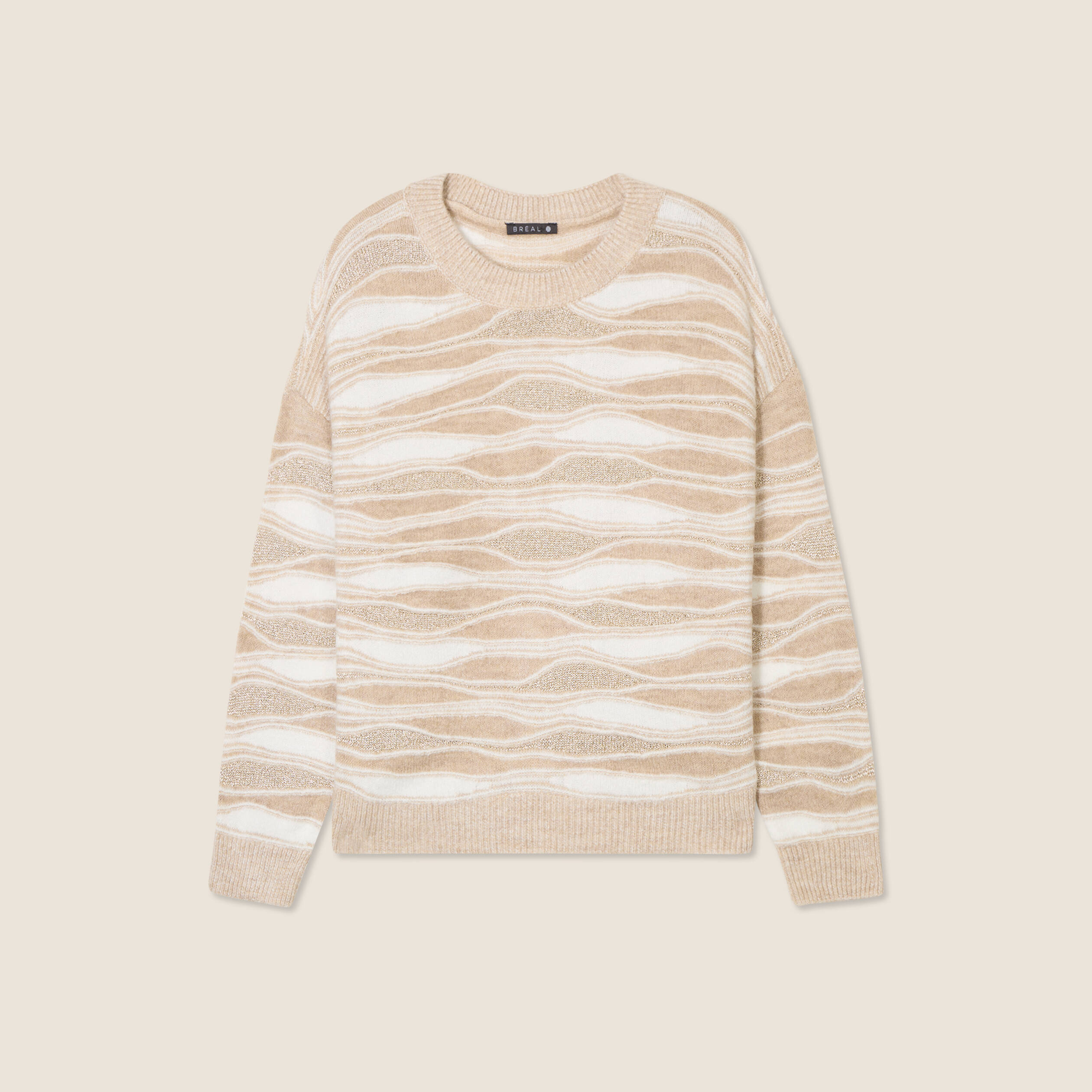 pull manches longues beige femme Pull manches longues beige femme