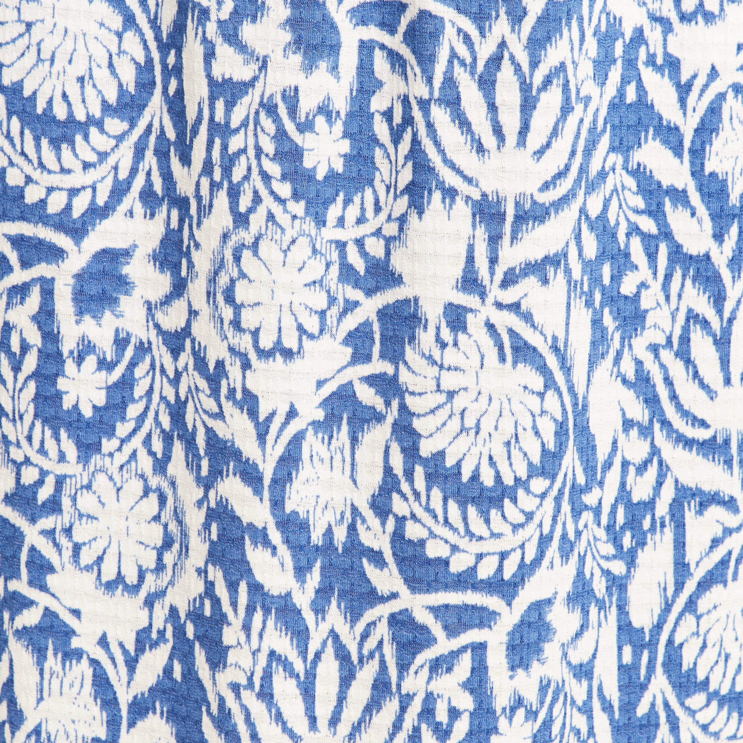 Jupe midi droite bleu femme