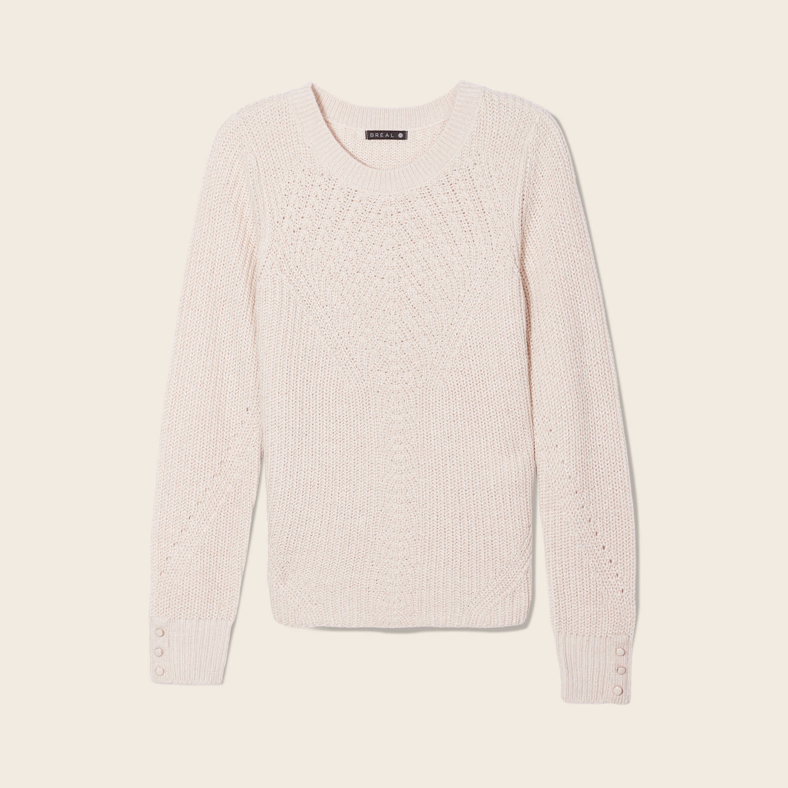 pull manches longues creme femme Pull manches longues creme femme