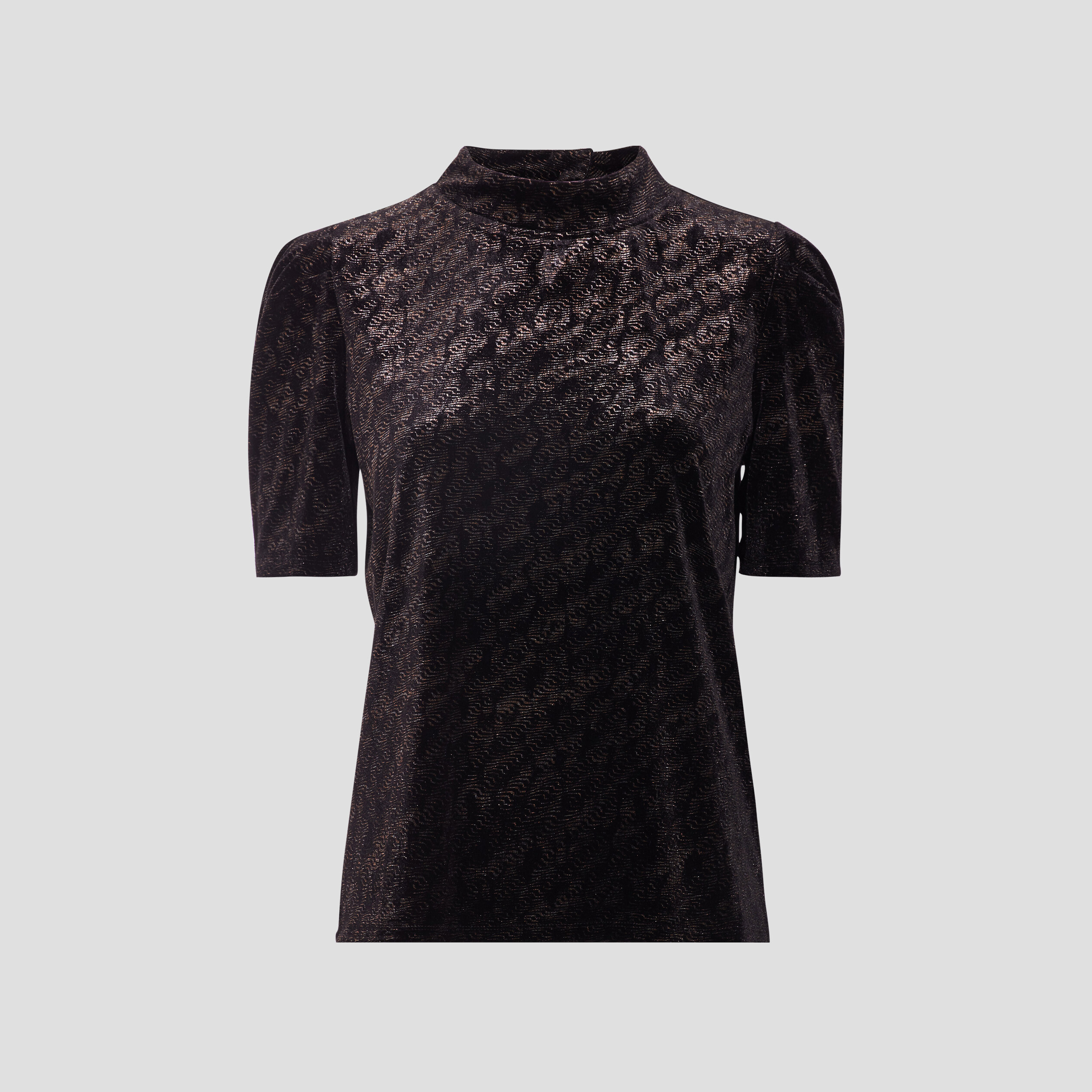 T-shirt manches courtes noir femme