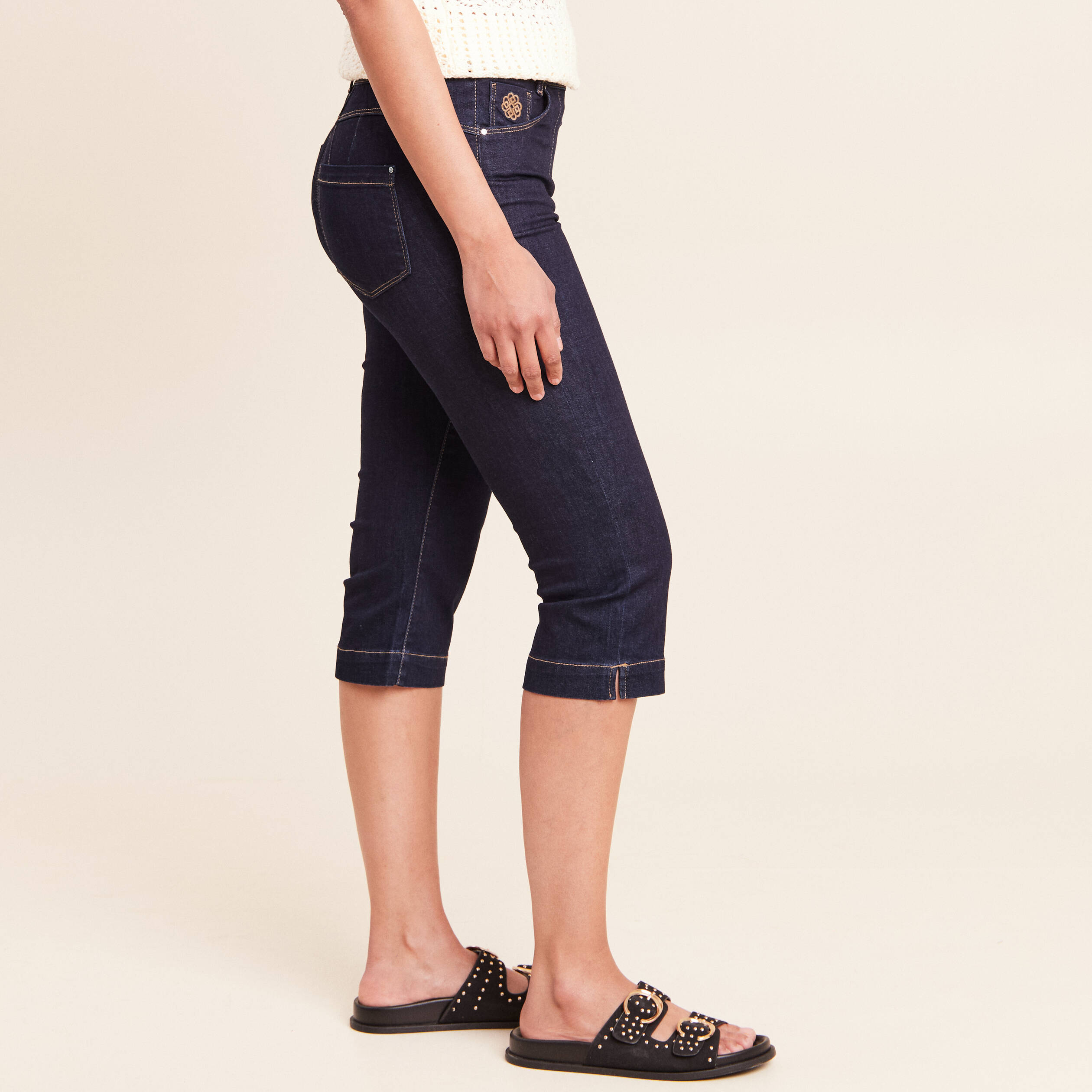 Jean denim brut femme