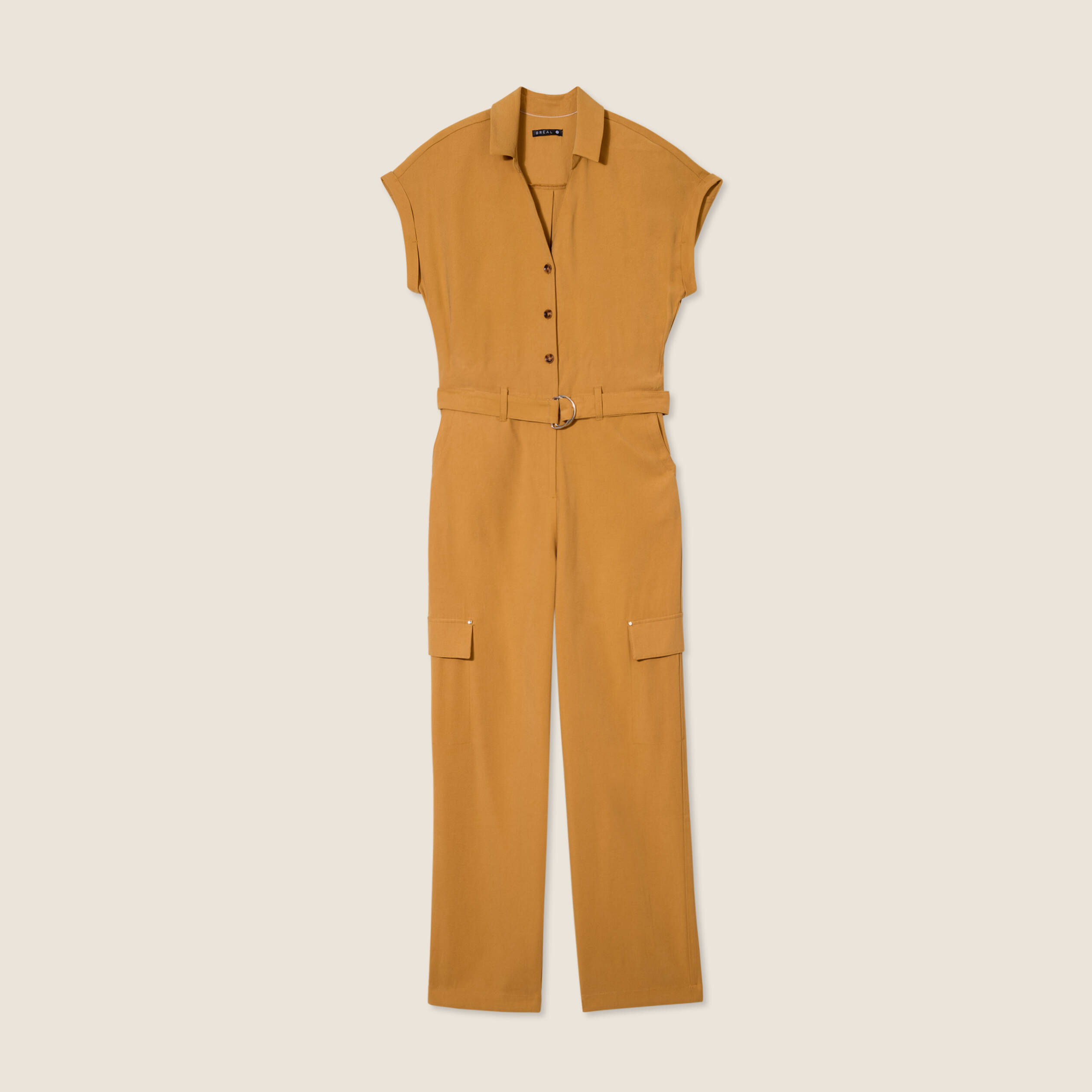 combinaison pantalon fluide camel femme Combinaison pantalon fluide camel femme