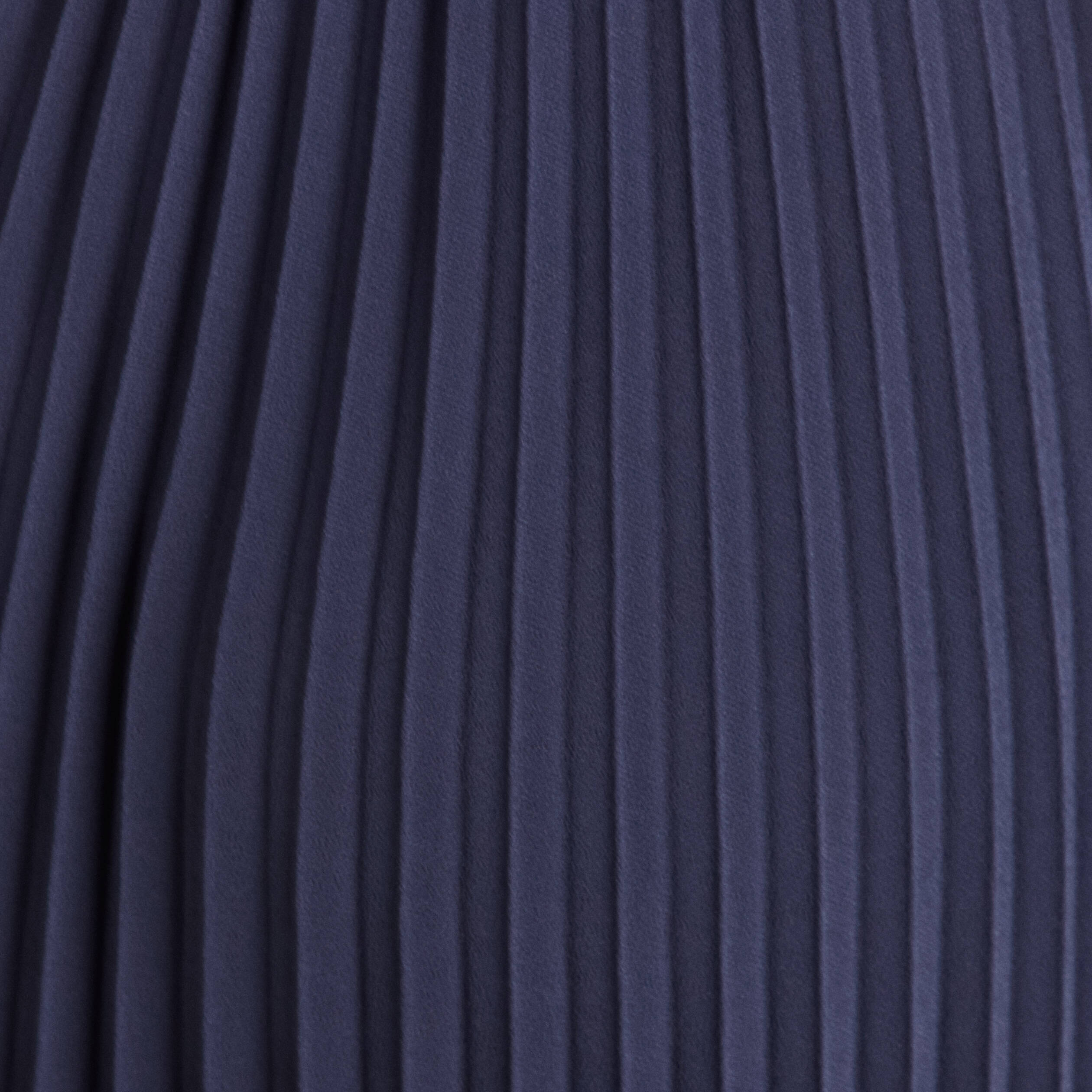 Robe longue &eacute;vas&eacute;e &agrave; volants bleu marine femme